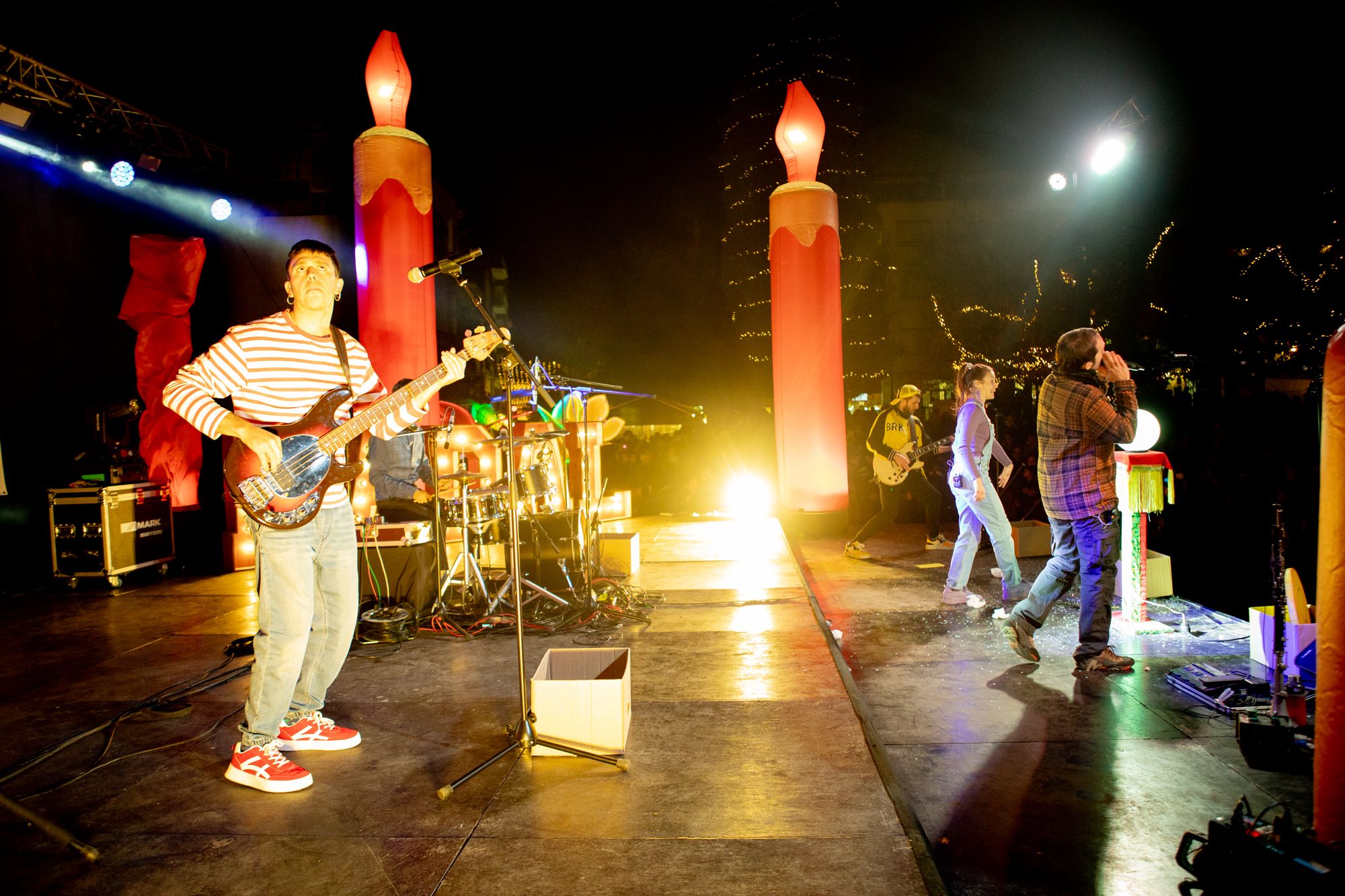 Ambauka en l'Encesa de llums de Nadal FOTO: Joana Arribas (TOT Sant Cugat)