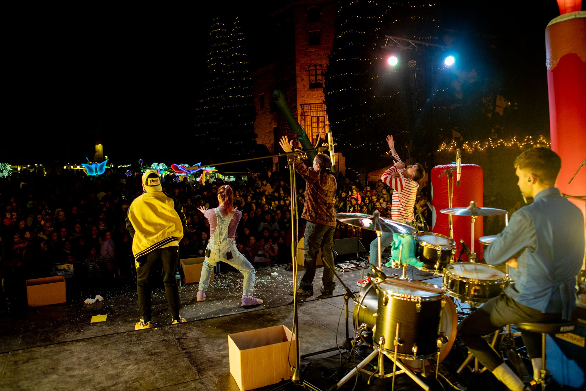 Ambauka en l'Encesa de llums de Nadal FOTO: Joana Arribas (TOT Sant Cugat)