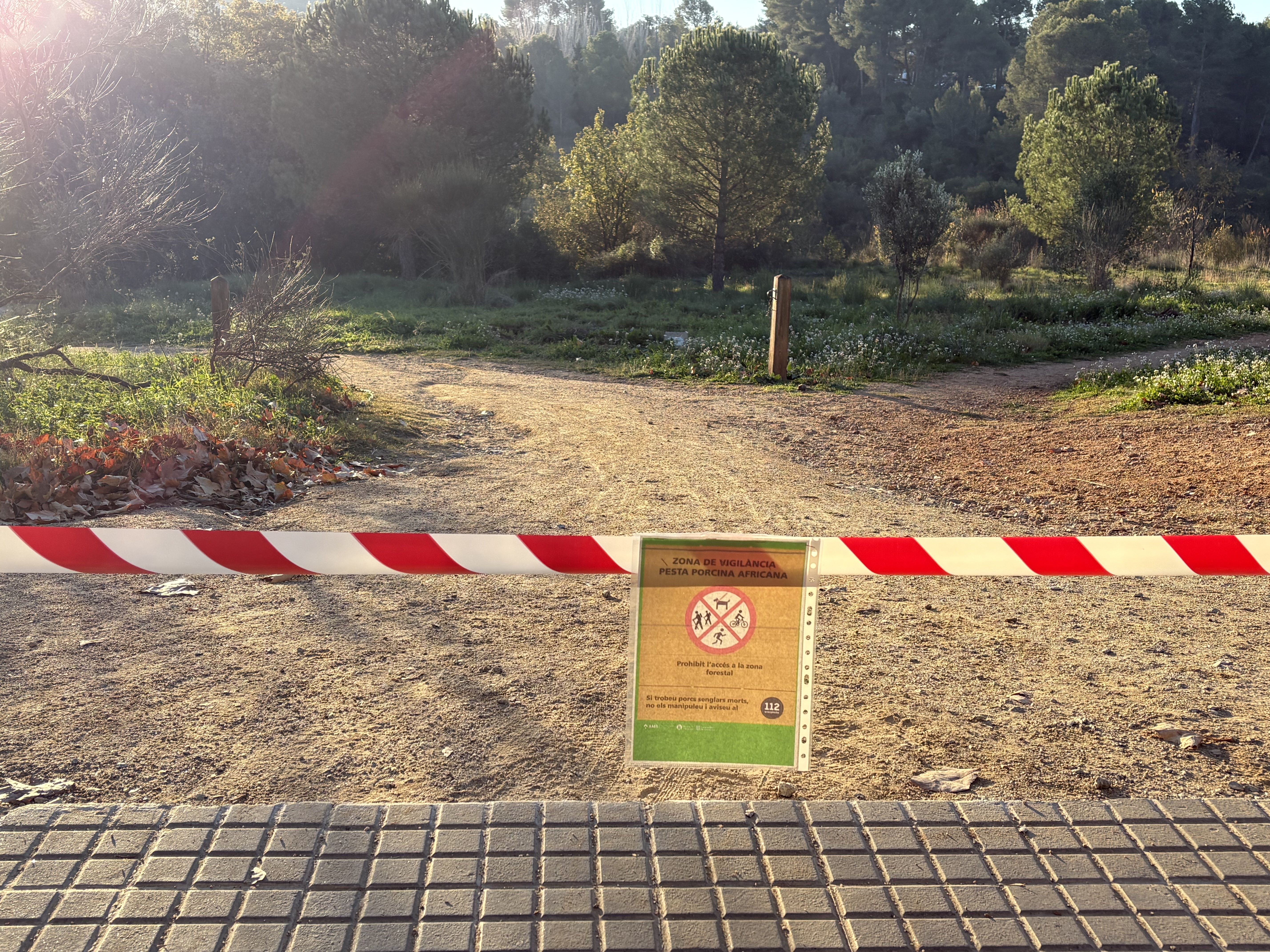 S'han tancat els accessos a Collserola FOTO: Àgata Guinó (TOT Sant Cugat) 