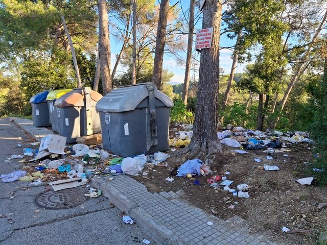 I els contenidors nous a la Floresta? FOTO: Teresa Sàrries