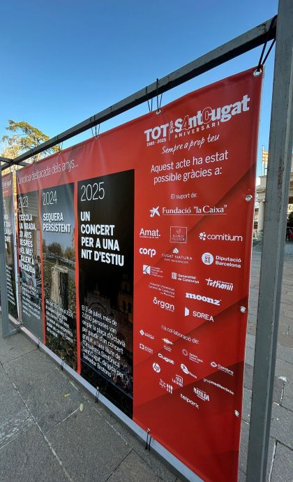 Imatge dels patrocinadors FOTO: Keisi Cassa