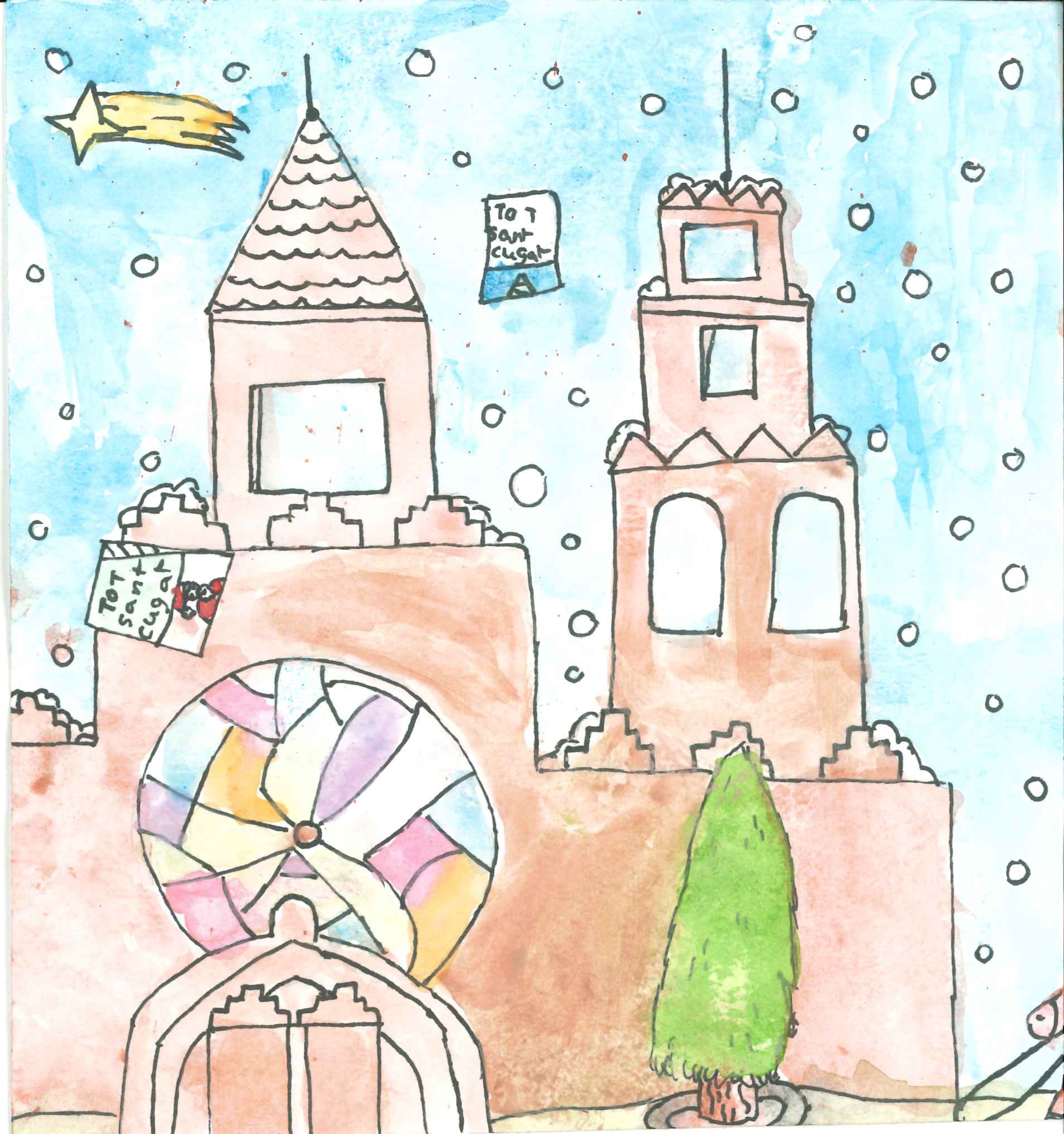 Mel M. - Escola Thau - Guanyadora postal de Nadal