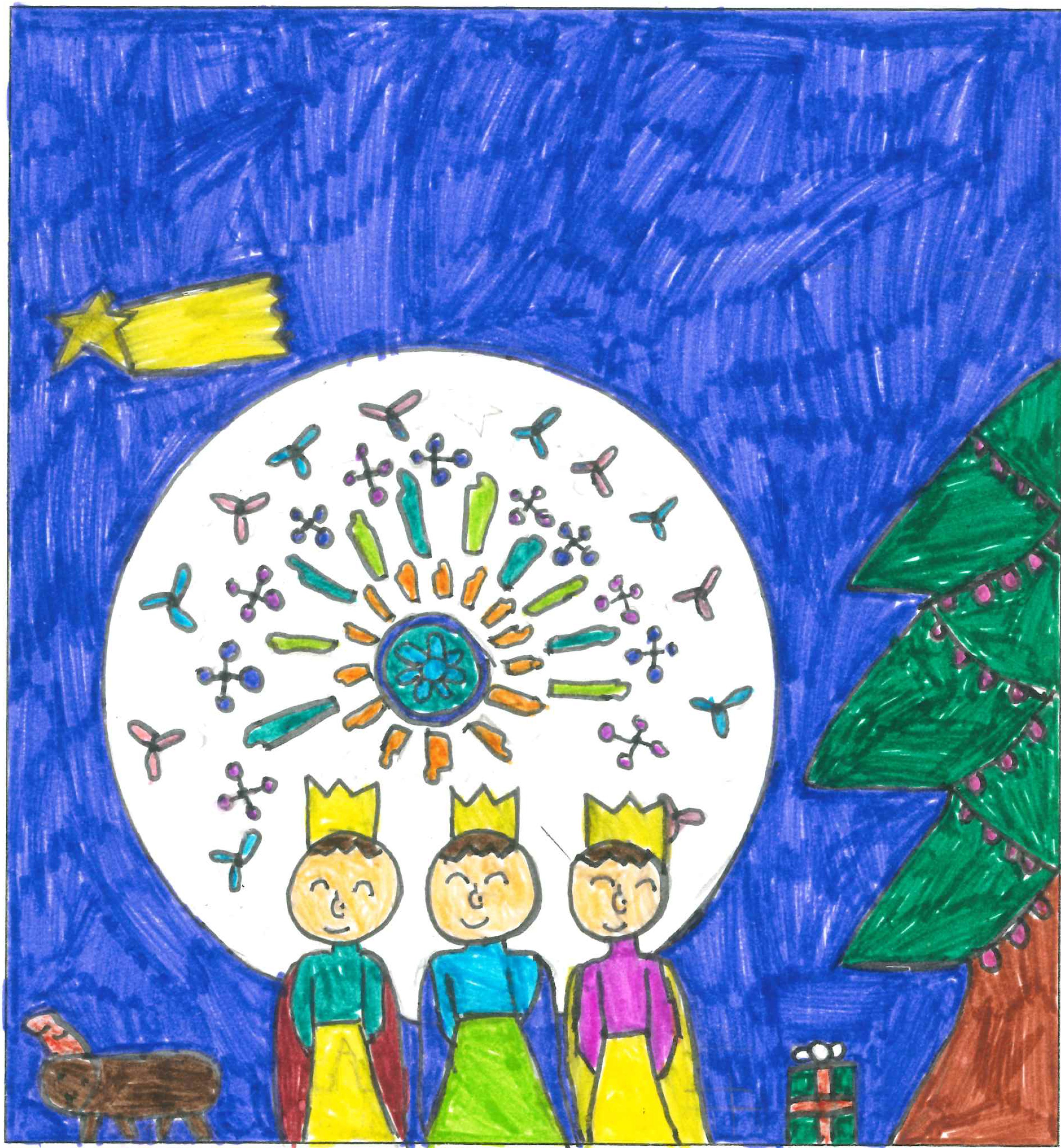 Anna G. - Escola Santa Isabel - Guanyadora postal de Reis