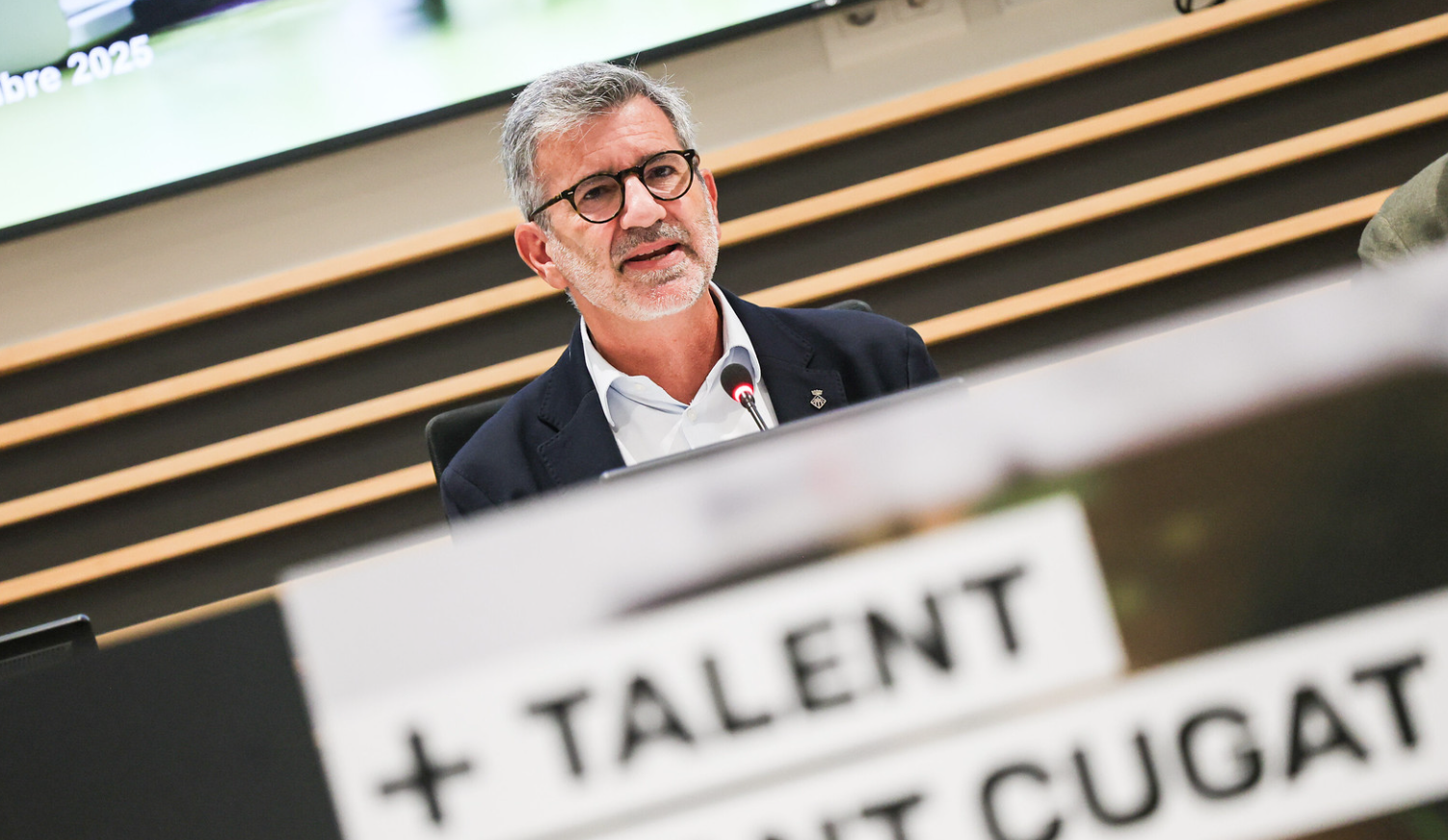 Josep Maria Vallès, alcalde de Sant Cugat FOTO: Ajuntament