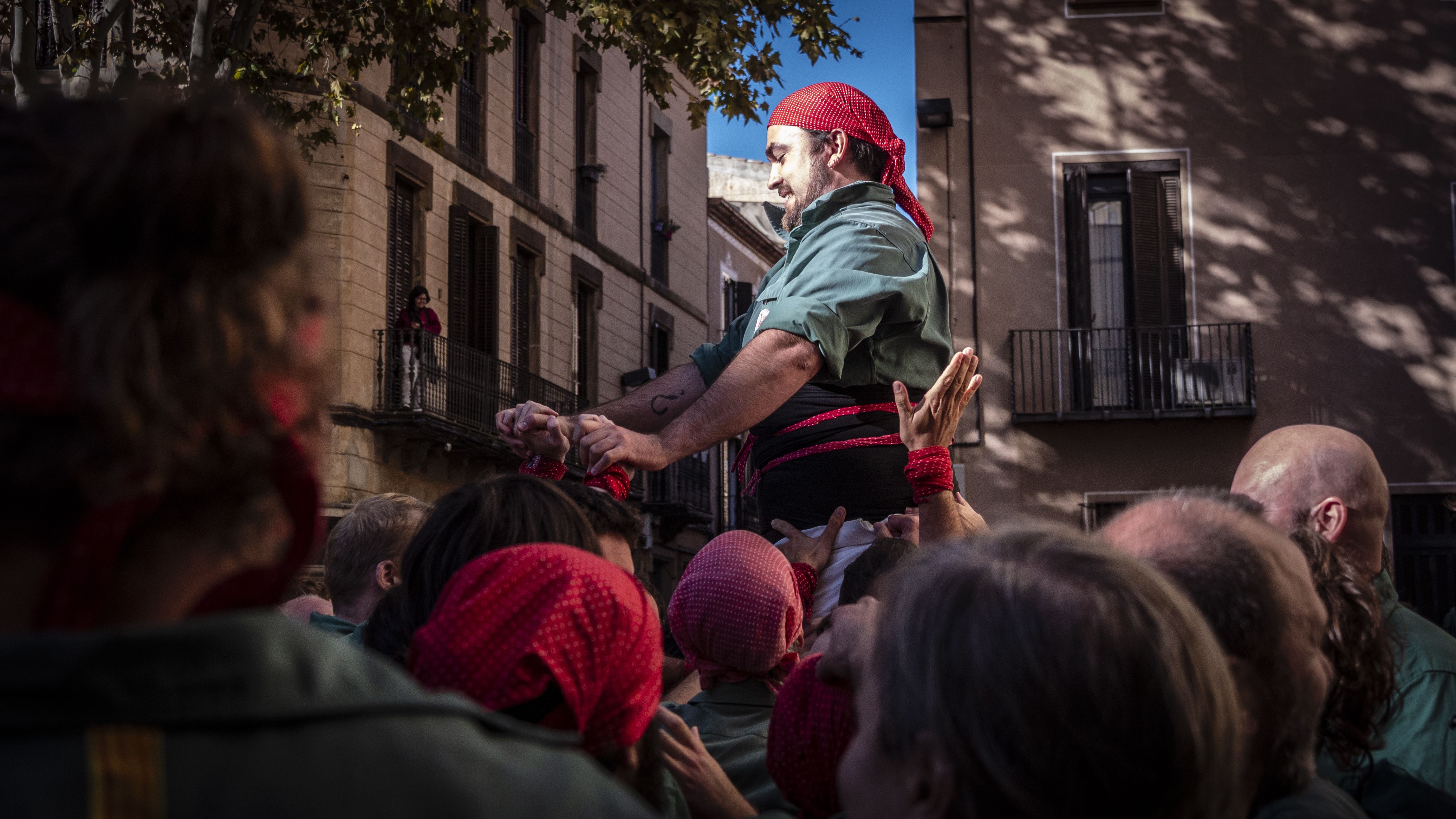 Gràcies, Drogo! Gràcies a tots. FOTO: Castellers de Sant Cugat