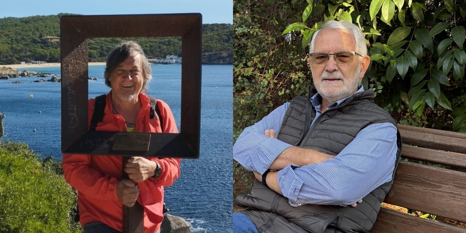 El nou president de la Llar d'Avis, Jordi Canas (esquerra), i l'antic president de l'entitat, Joan Cortadellas (dreta). FOTO: Arxiu