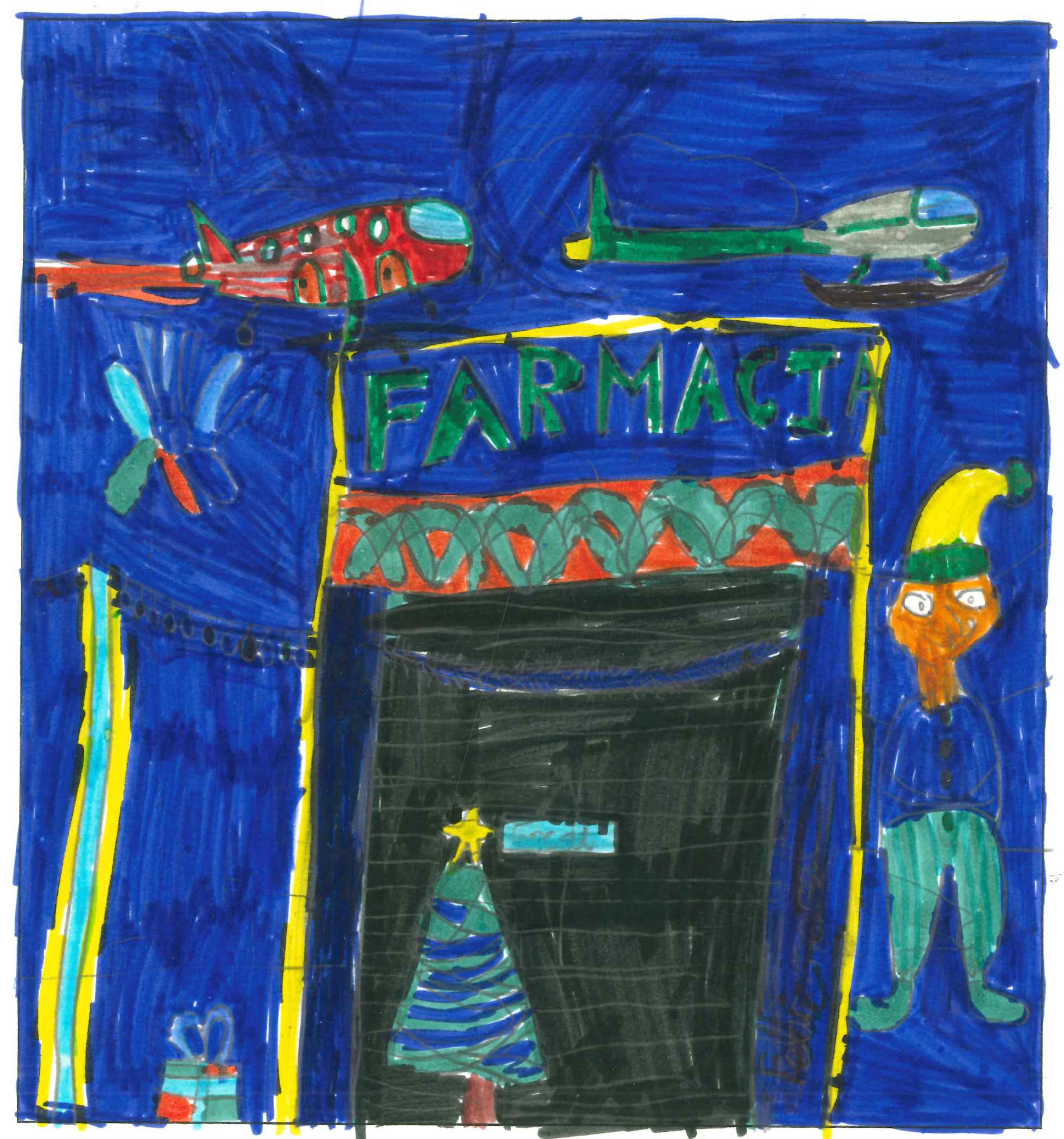 Postal de l'Escola Santa Isabel del concurs del TOT Sant Cugat