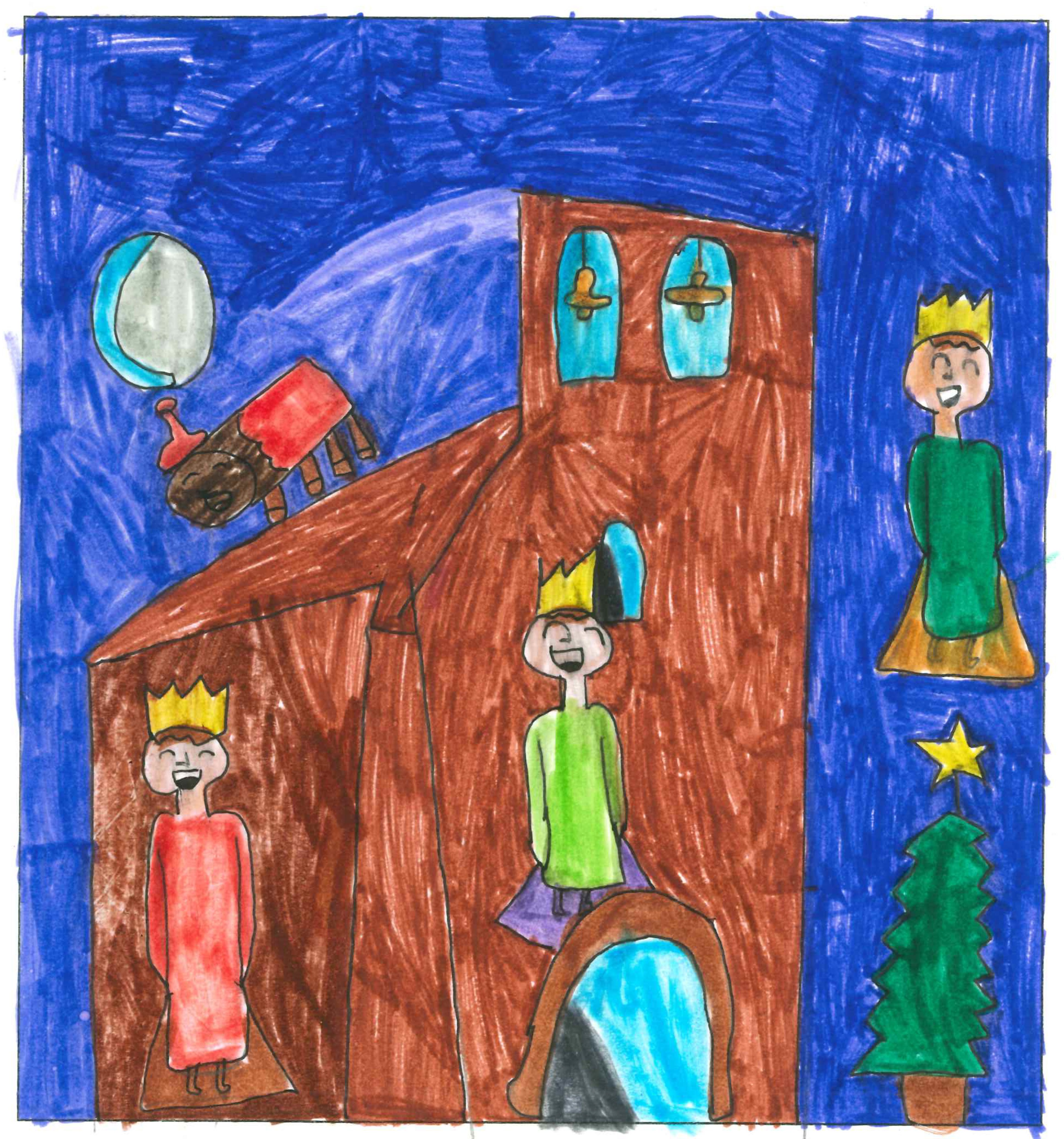 Postal de l'Escola Santa Isabel del concurs del TOT Sant Cugat