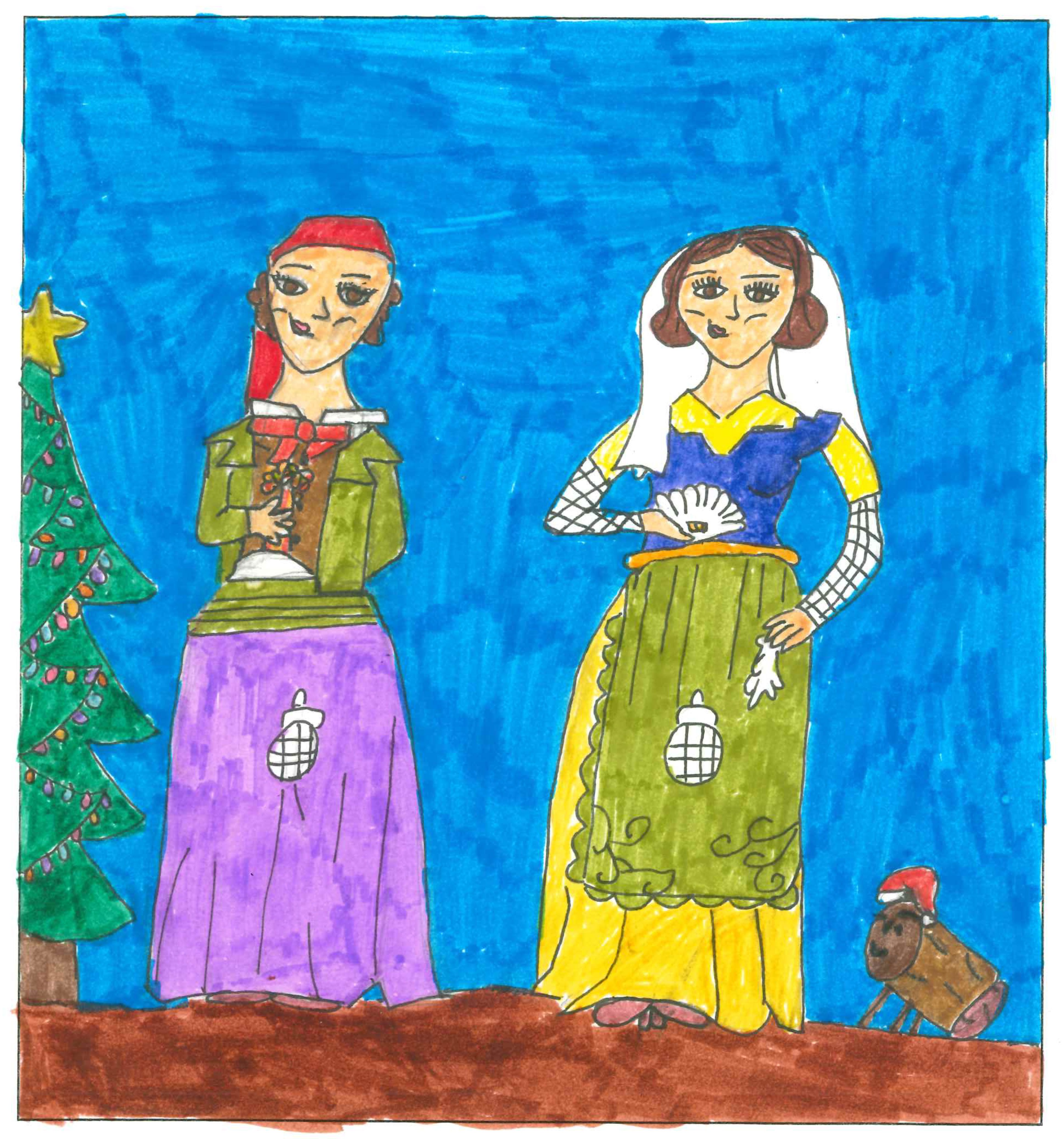 Postal de l'Escola Santa Isabel del concurs del TOT Sant Cugat