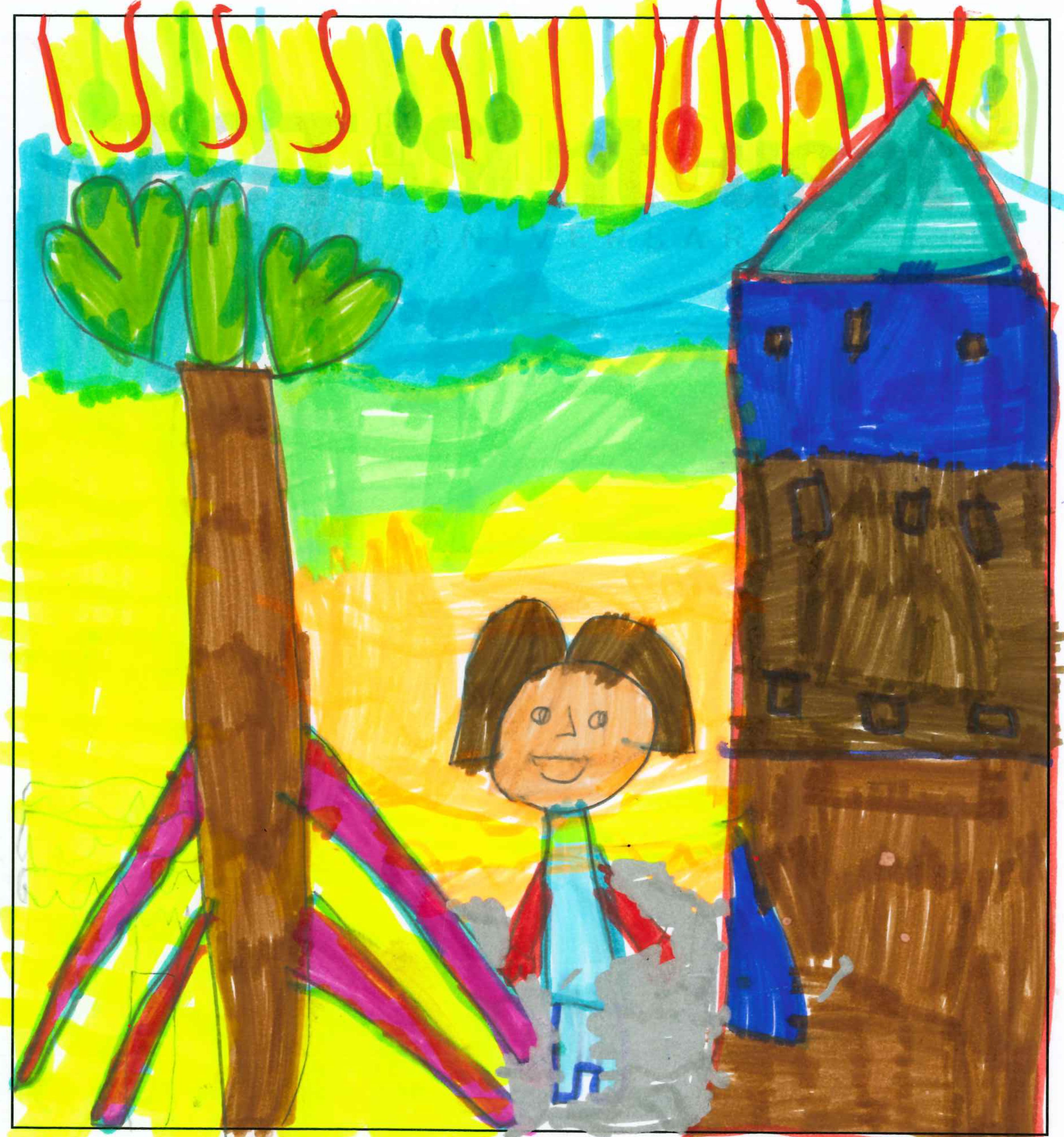 Postal de l'Escola Pureza de María Sant Cugat del concurs del TOT Sant Cugat