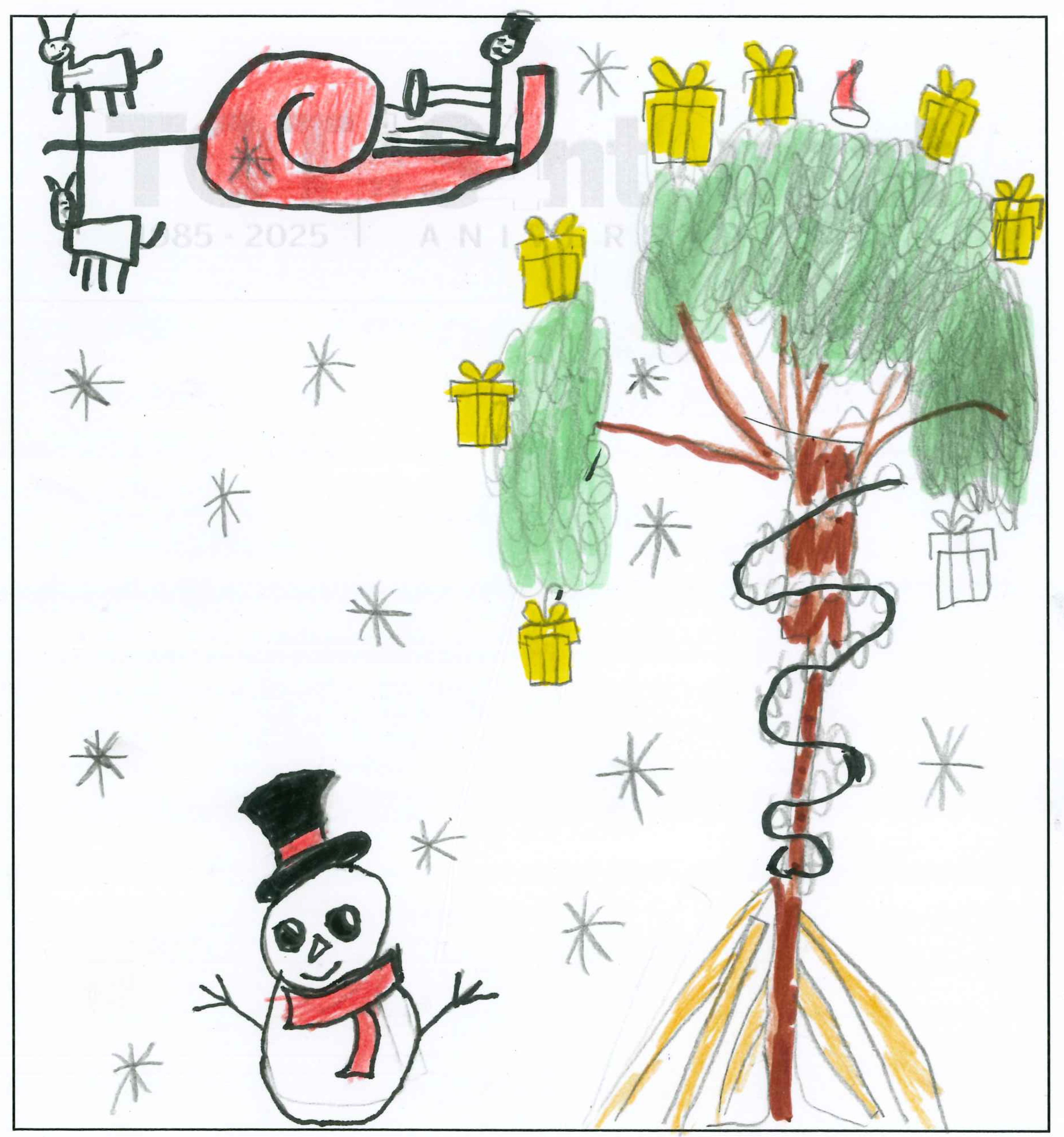 Postal de l'Escola Pureza de María Sant Cugat del concurs del TOT Sant Cugat