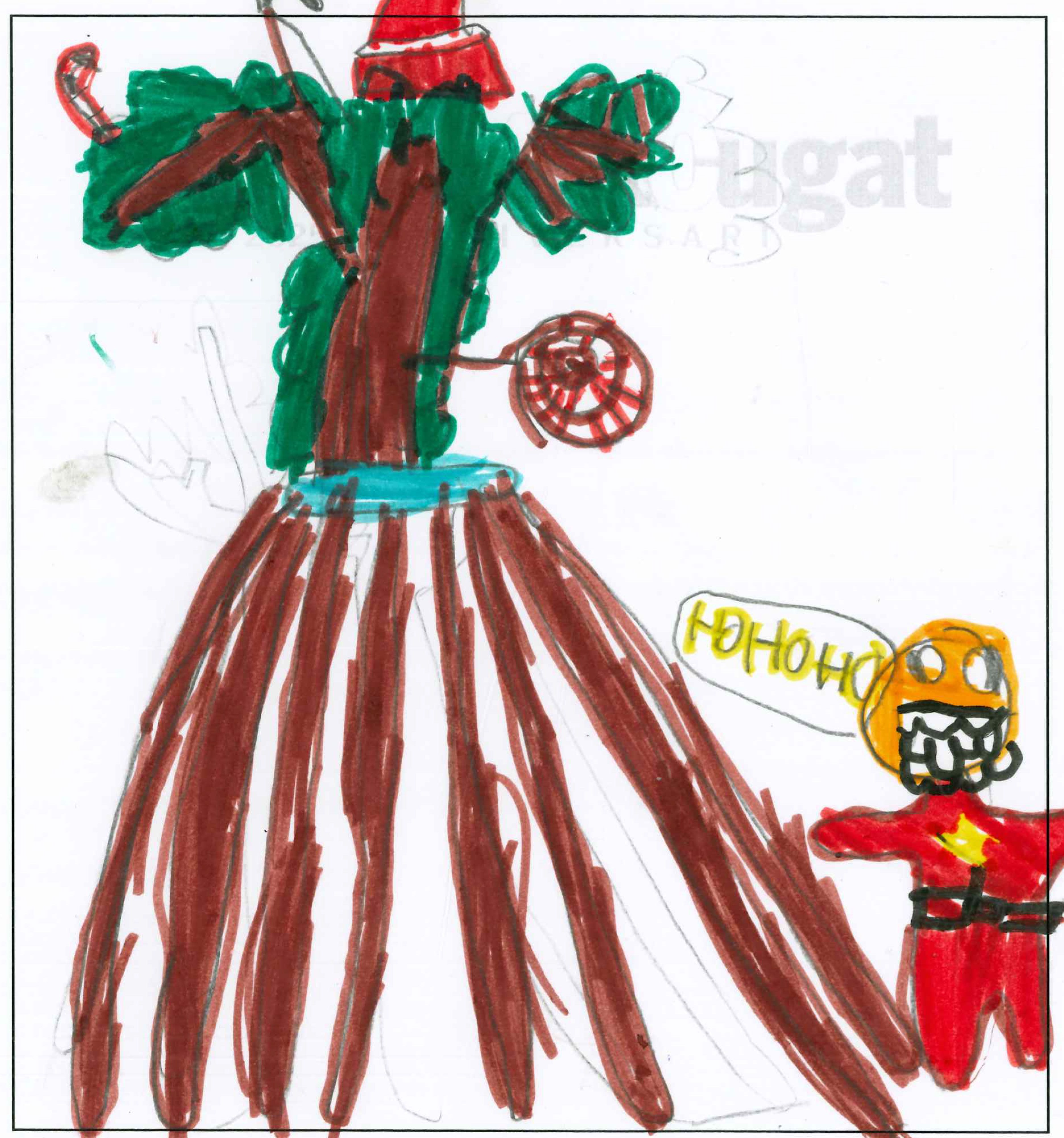 Postal de l'Escola Pureza de María Sant Cugat del concurs del TOT Sant Cugat