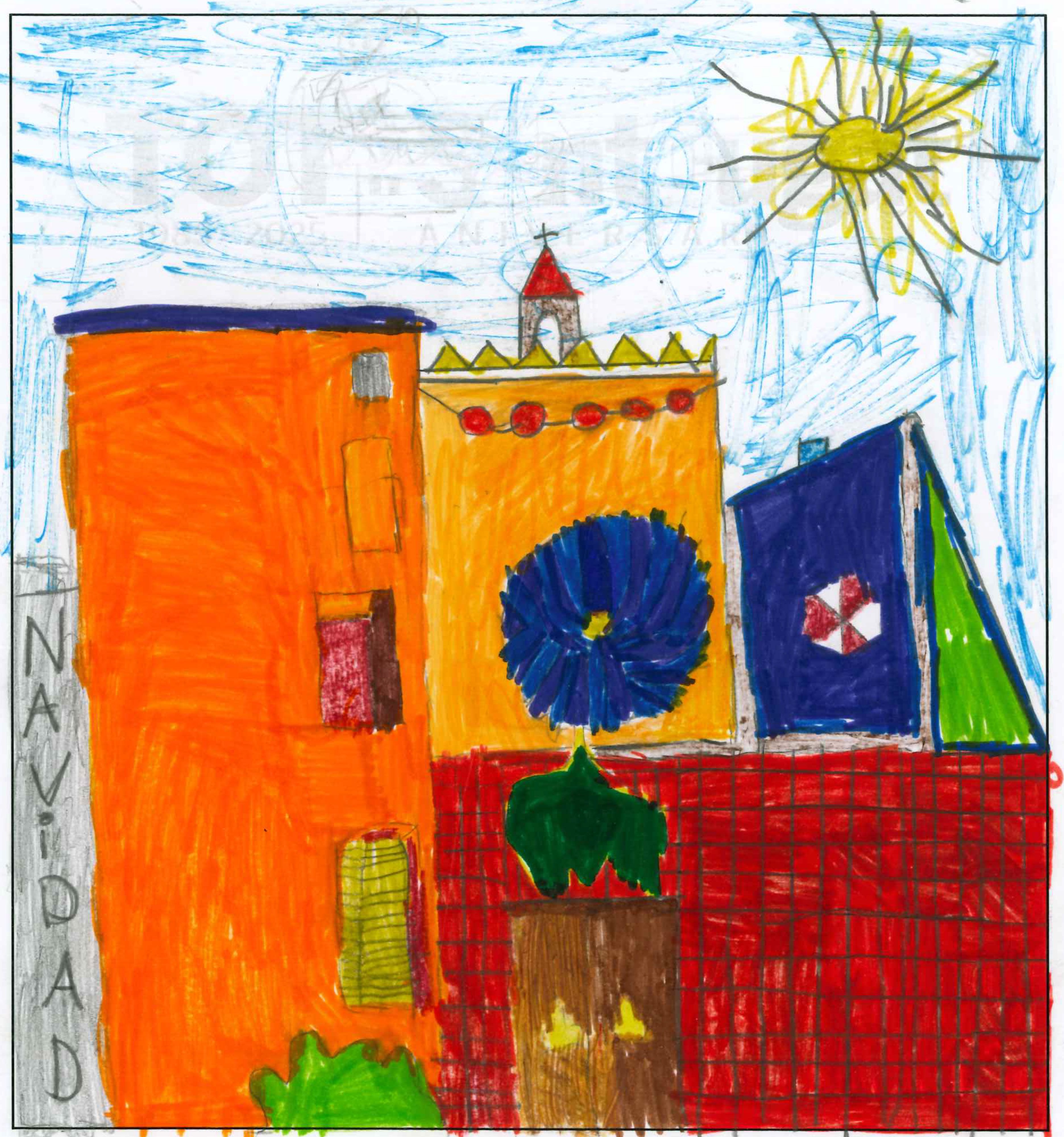 Postal de l'Escola Pureza de María Sant Cugat del concurs del TOT Sant Cugat