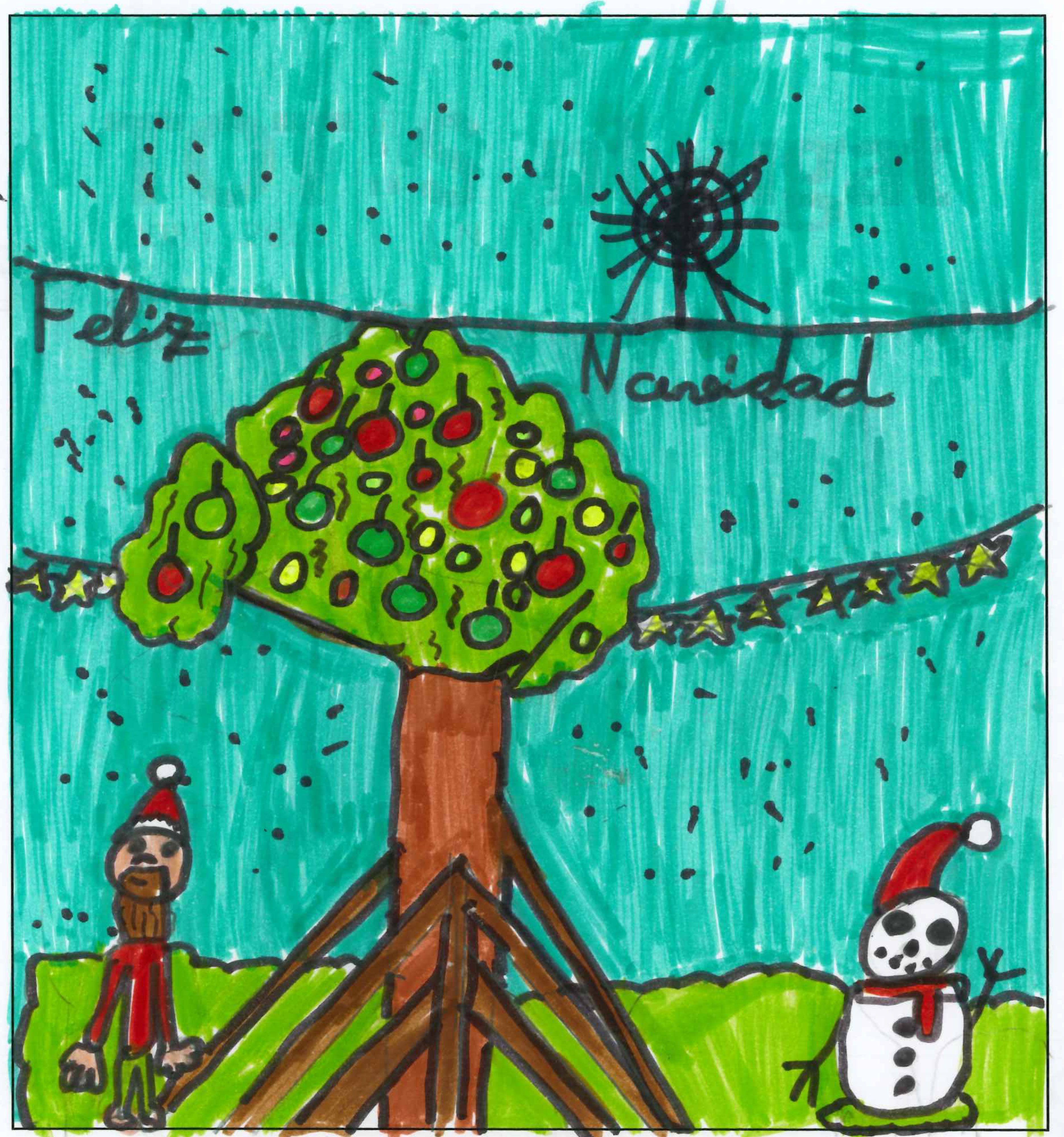 Postal de l'Escola Pureza de María Sant Cugat del concurs del TOT Sant Cugat