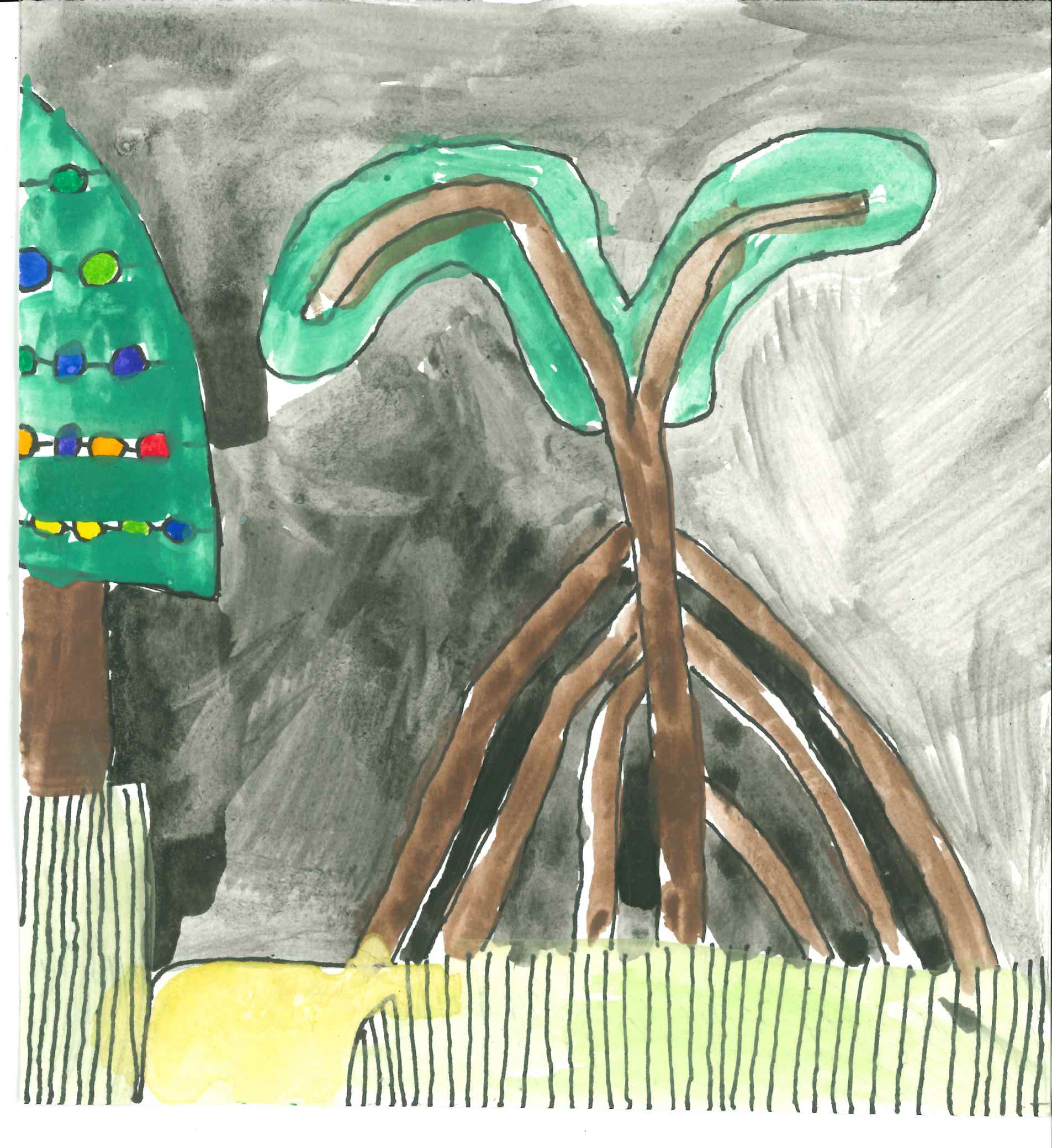 Postal de l'Escola Thau Sant Cugat del concurs del TOT Sant Cugat