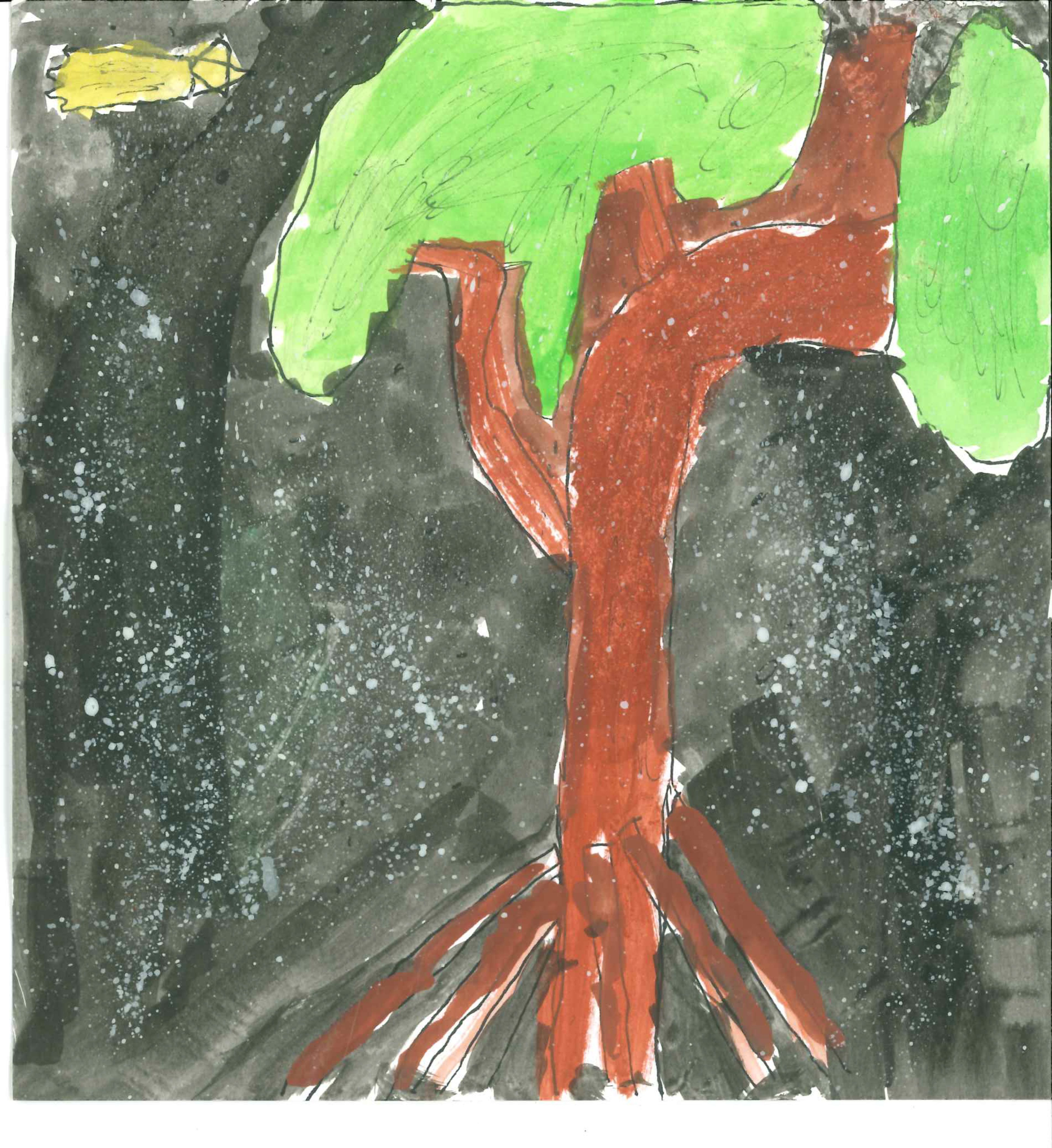 Postal de l'Escola Thau Sant Cugat del concurs del TOT Sant Cugat