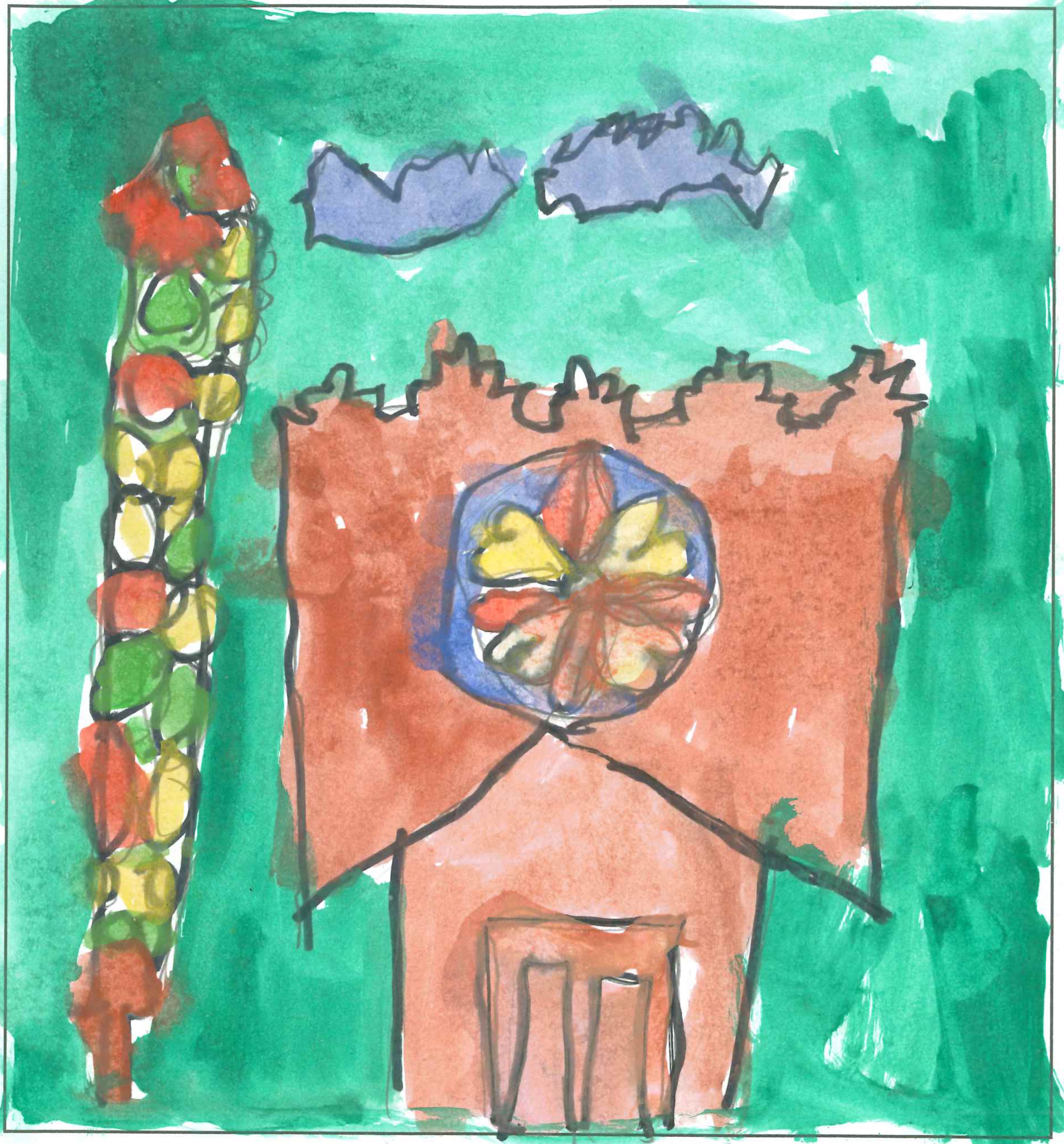 Postal de l'Escola Avenç del concurs del TOT Sant Cugat