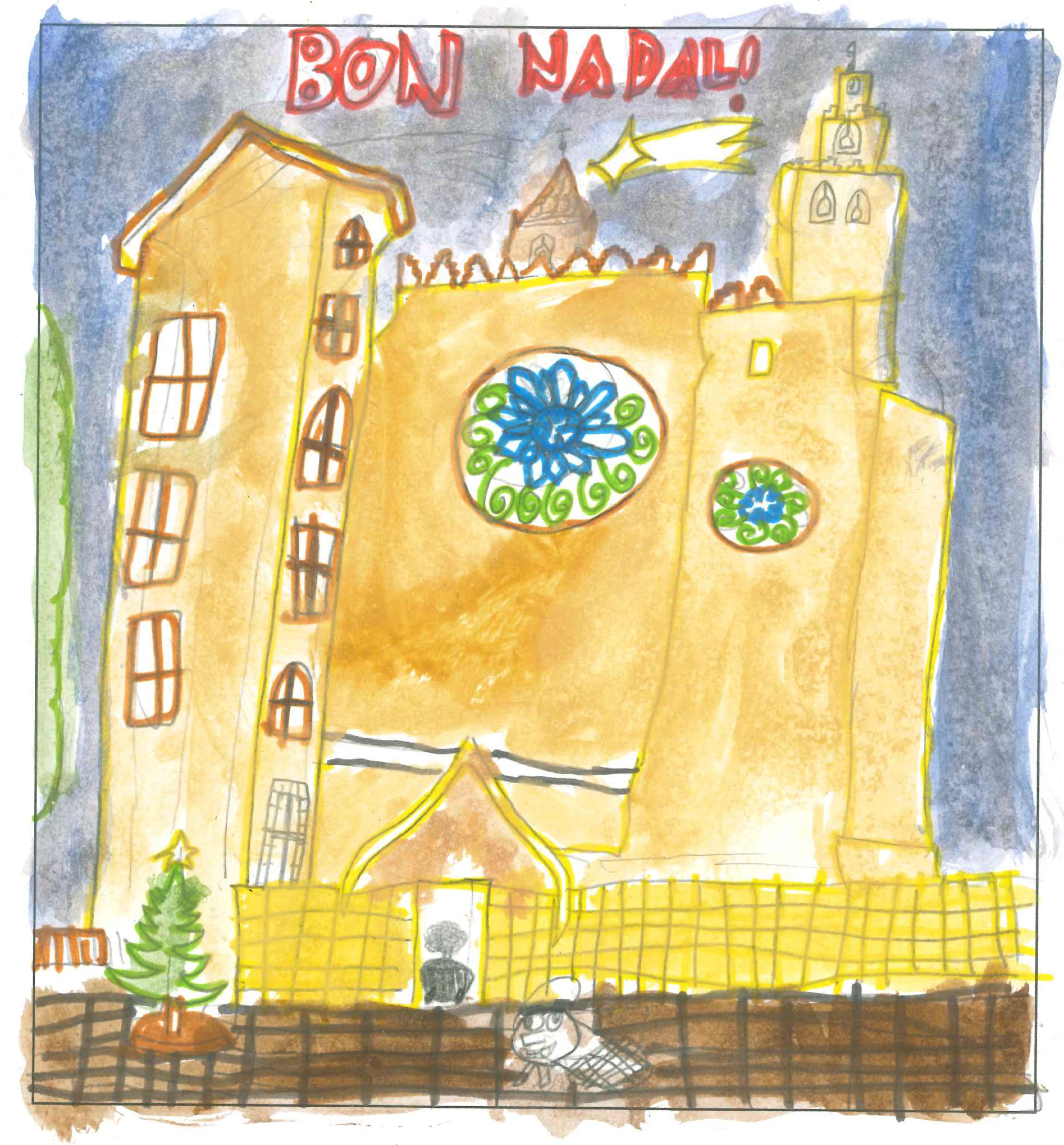 Postal de l'Escola Avenç del concurs del TOT Sant Cugat