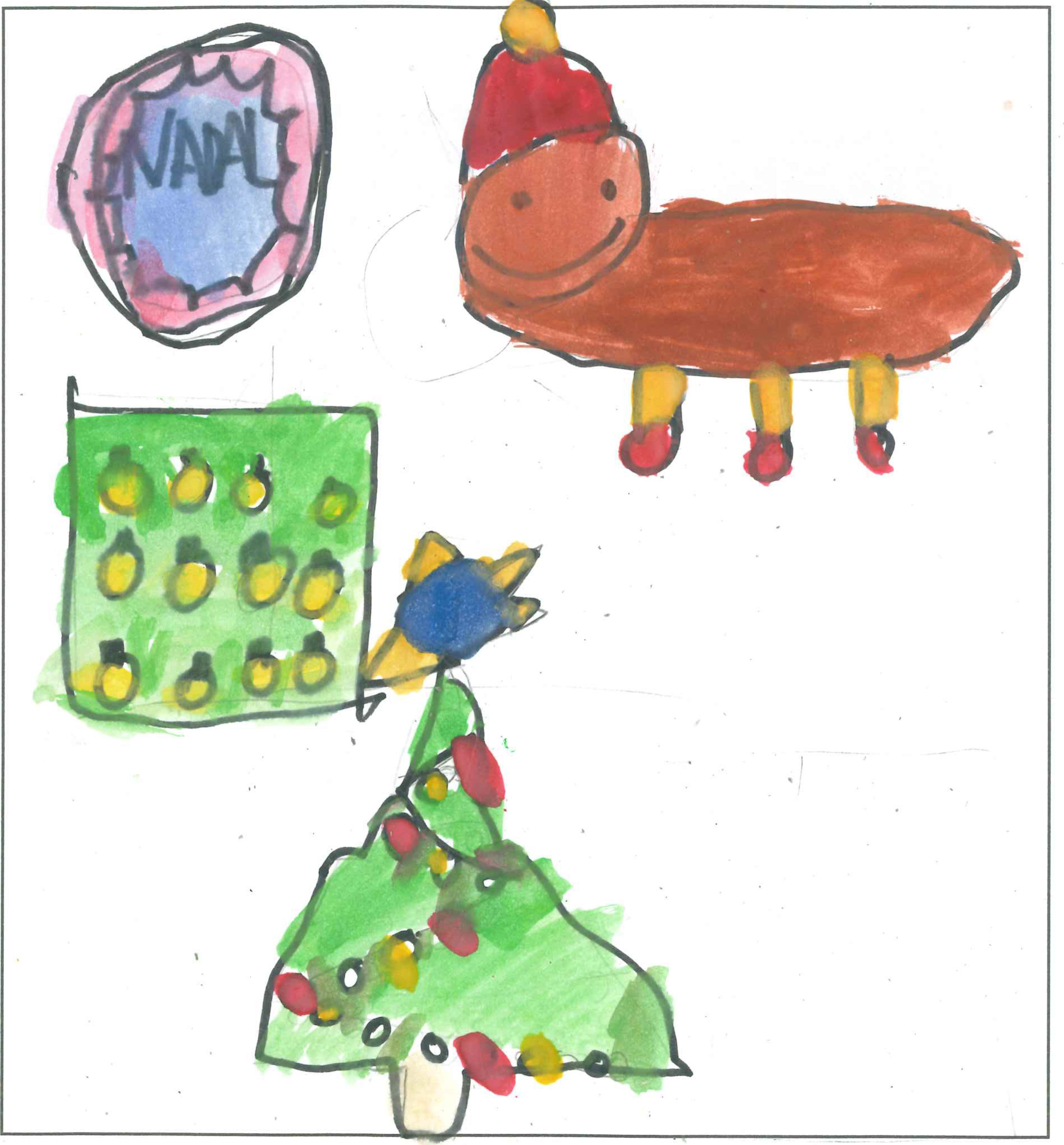 Postal de l'Escola Avenç del concurs del TOT Sant Cugat