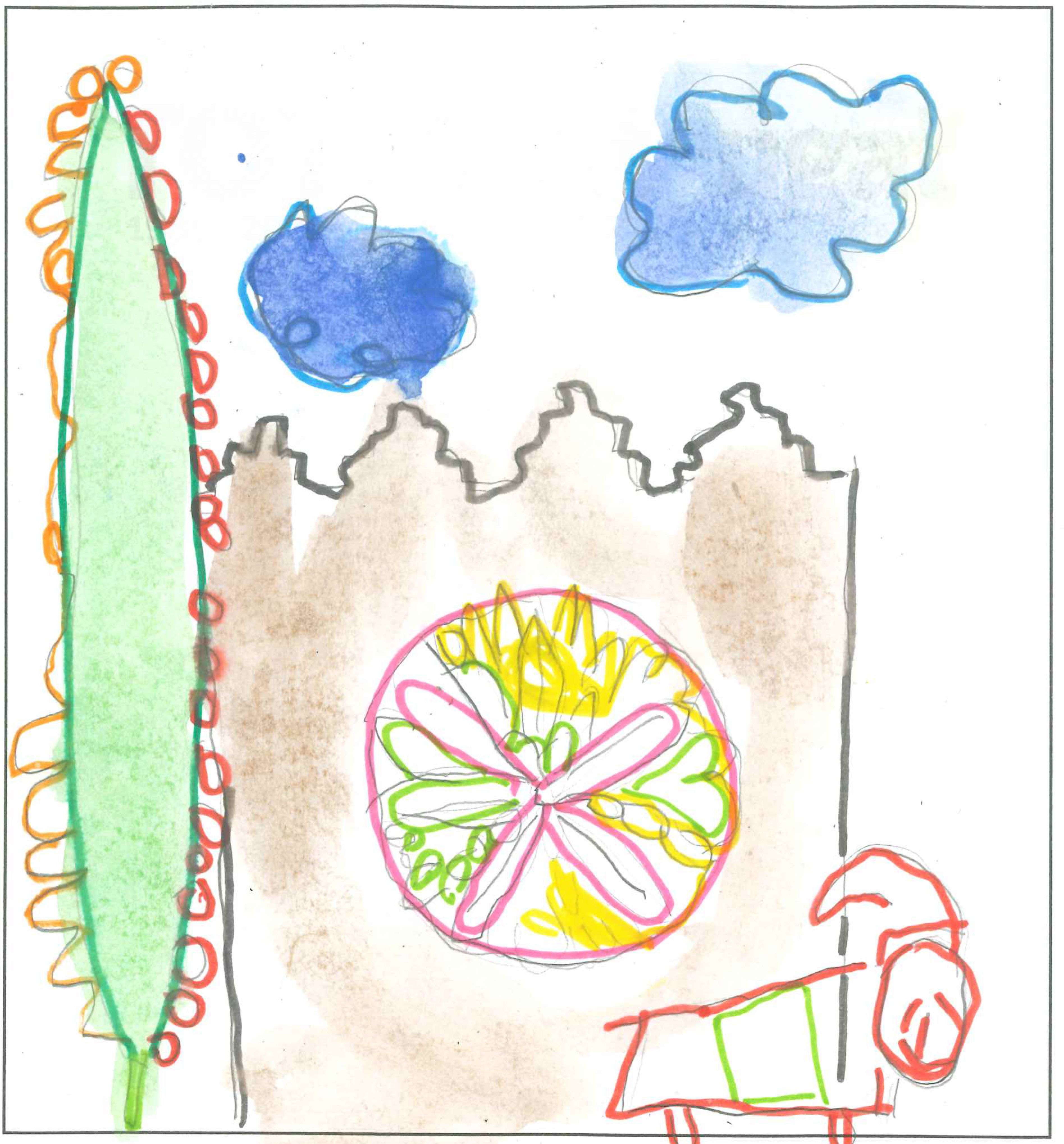 Postal de l'Escola Avenç del concurs del TOT Sant Cugat