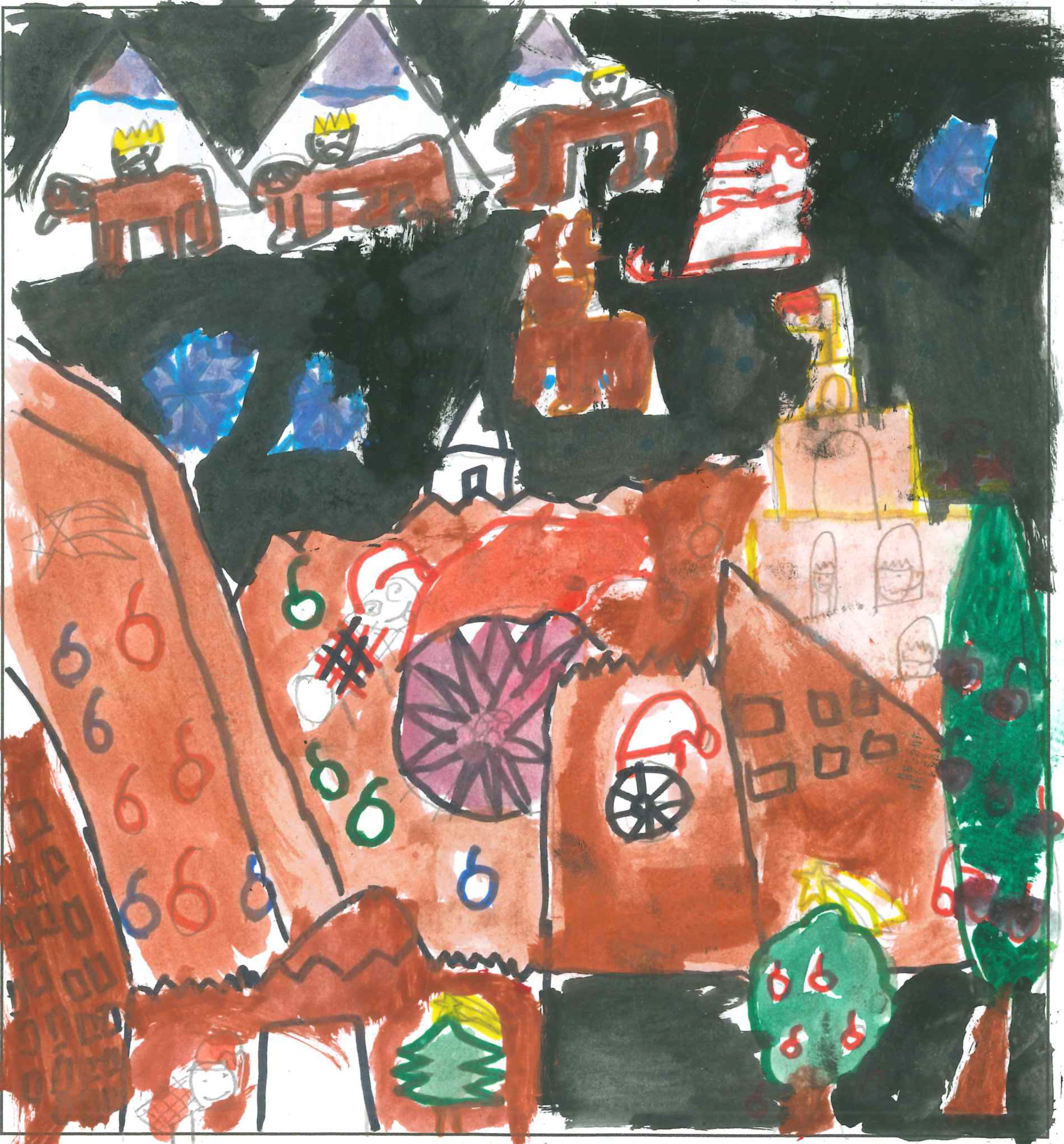 Postal de l'Escola Avenç del concurs del TOT Sant Cugat