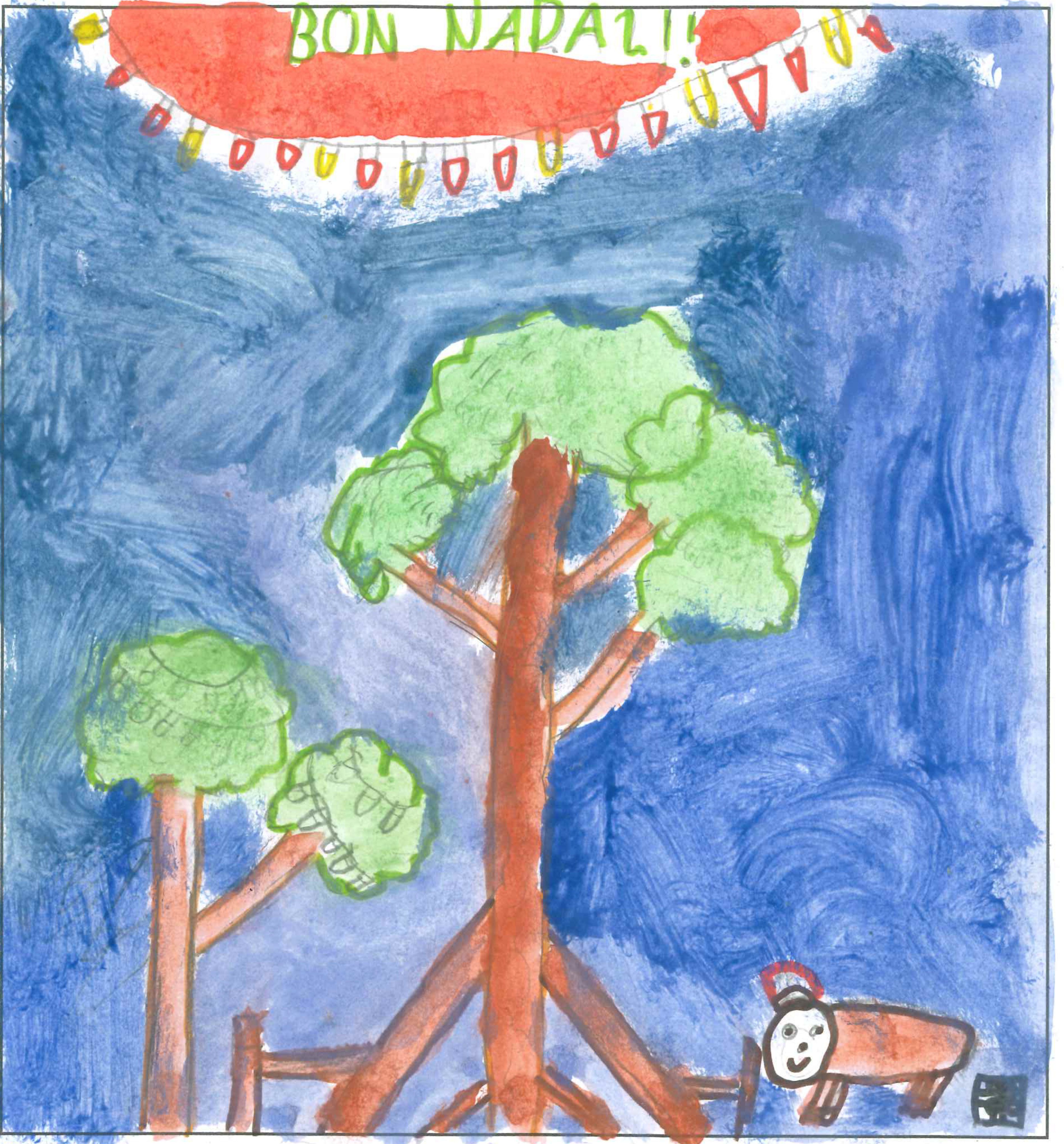 Postal de l'Escola Avenç del concurs del TOT Sant Cugat