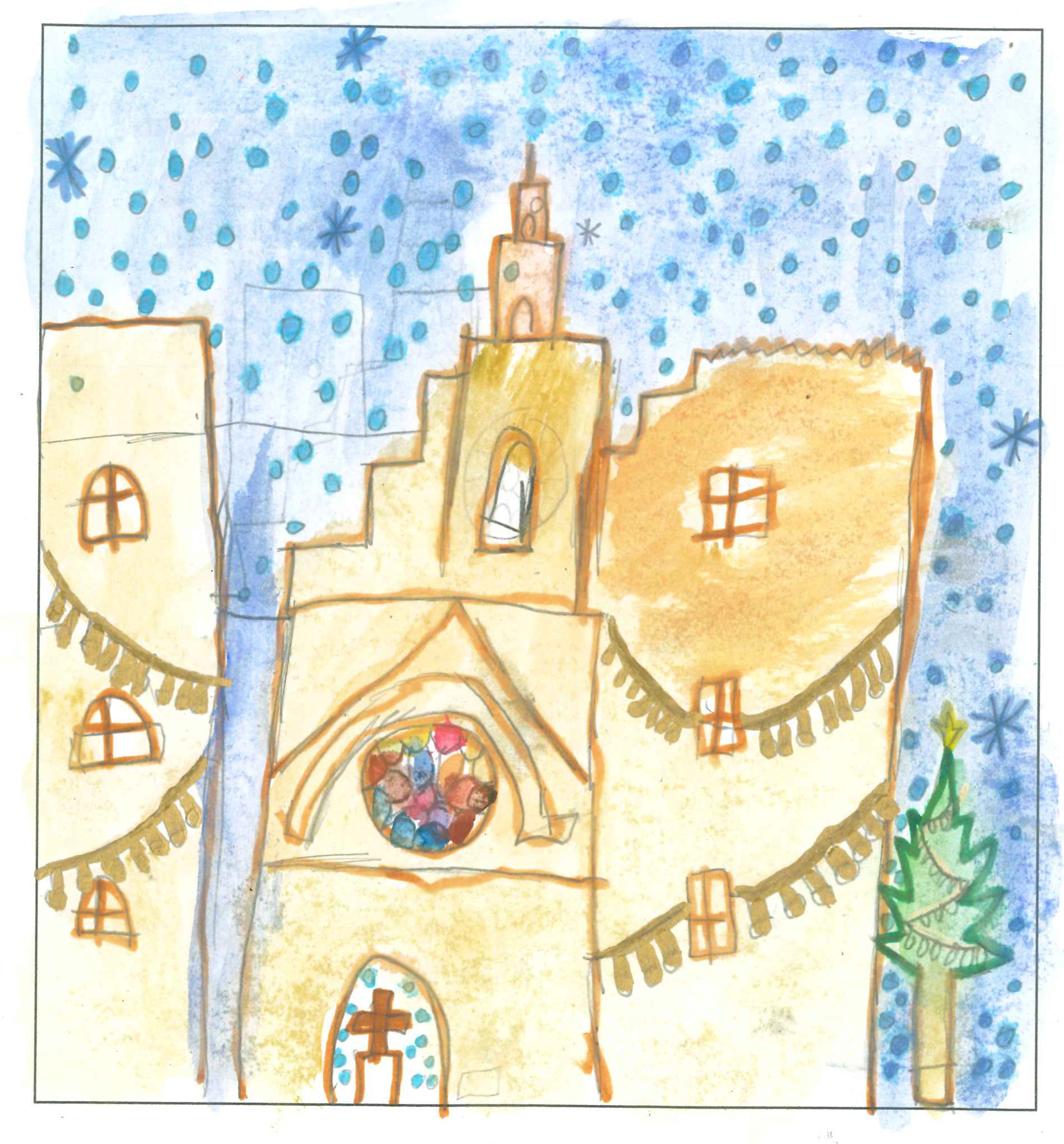 Postal de l'Escola Avenç del concurs del TOT Sant Cugat