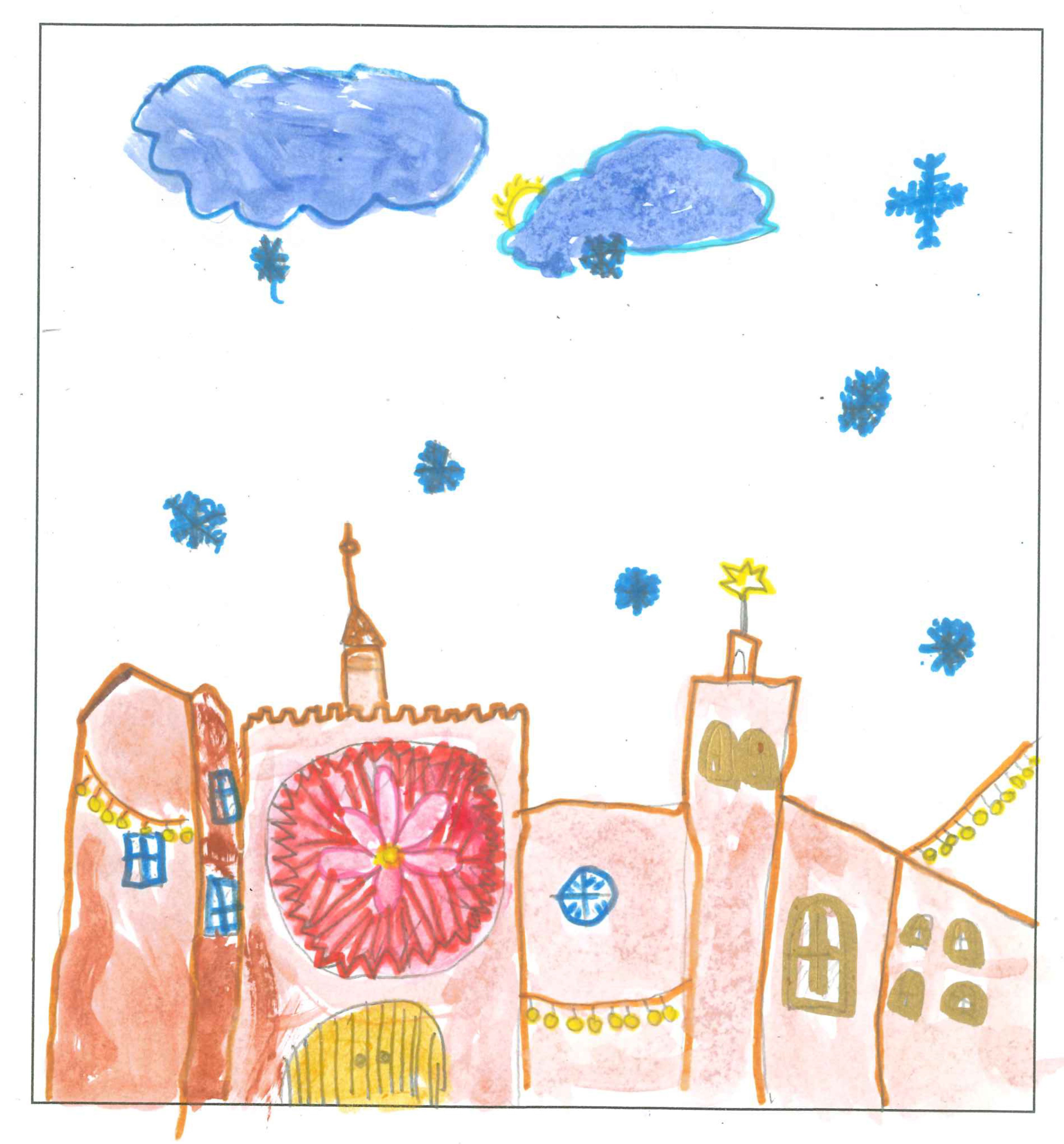 Postal de l'Escola Avenç del concurs del TOT Sant Cugat