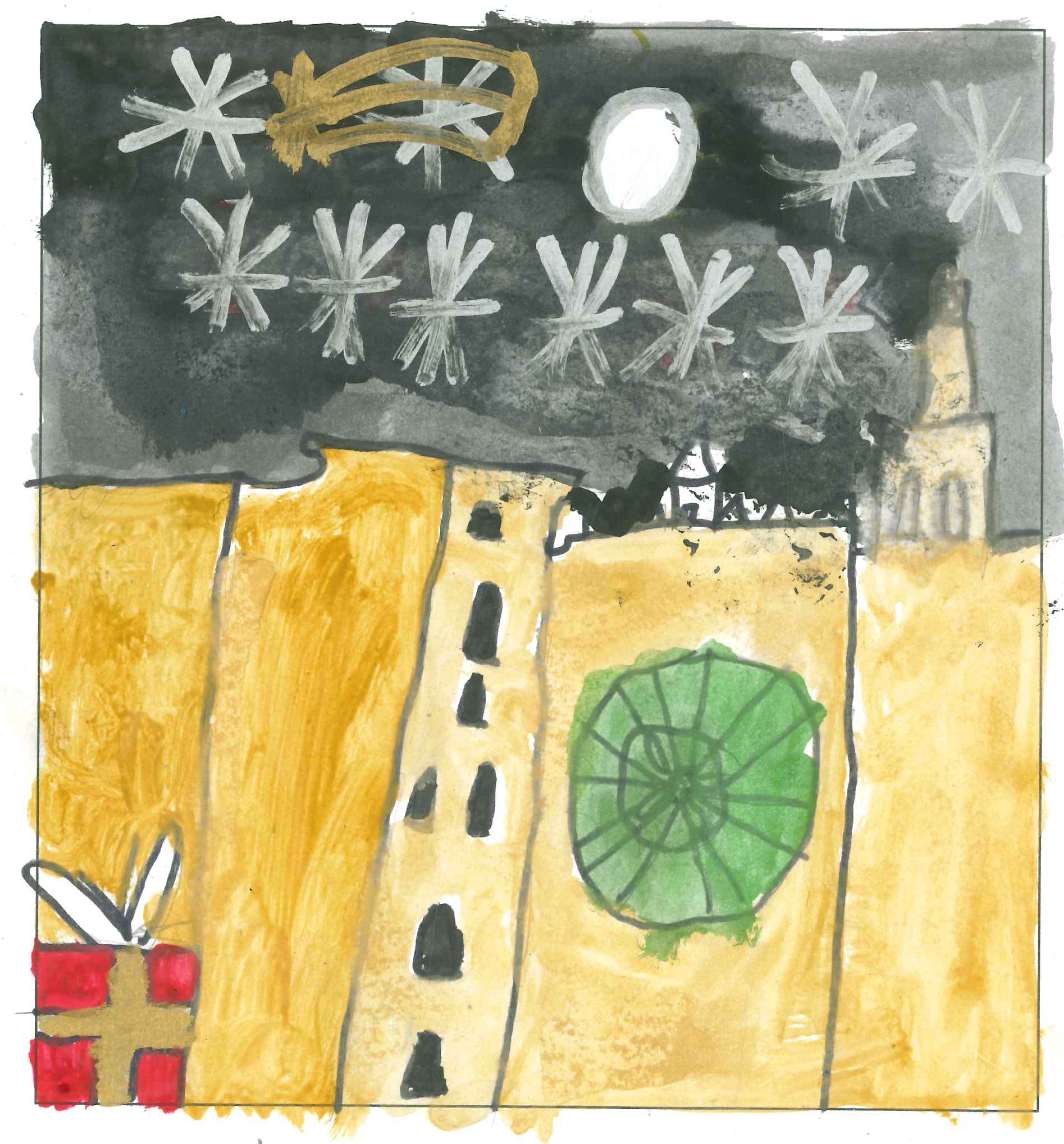 Postal de l'Escola Avenç del concurs del TOT Sant Cugat