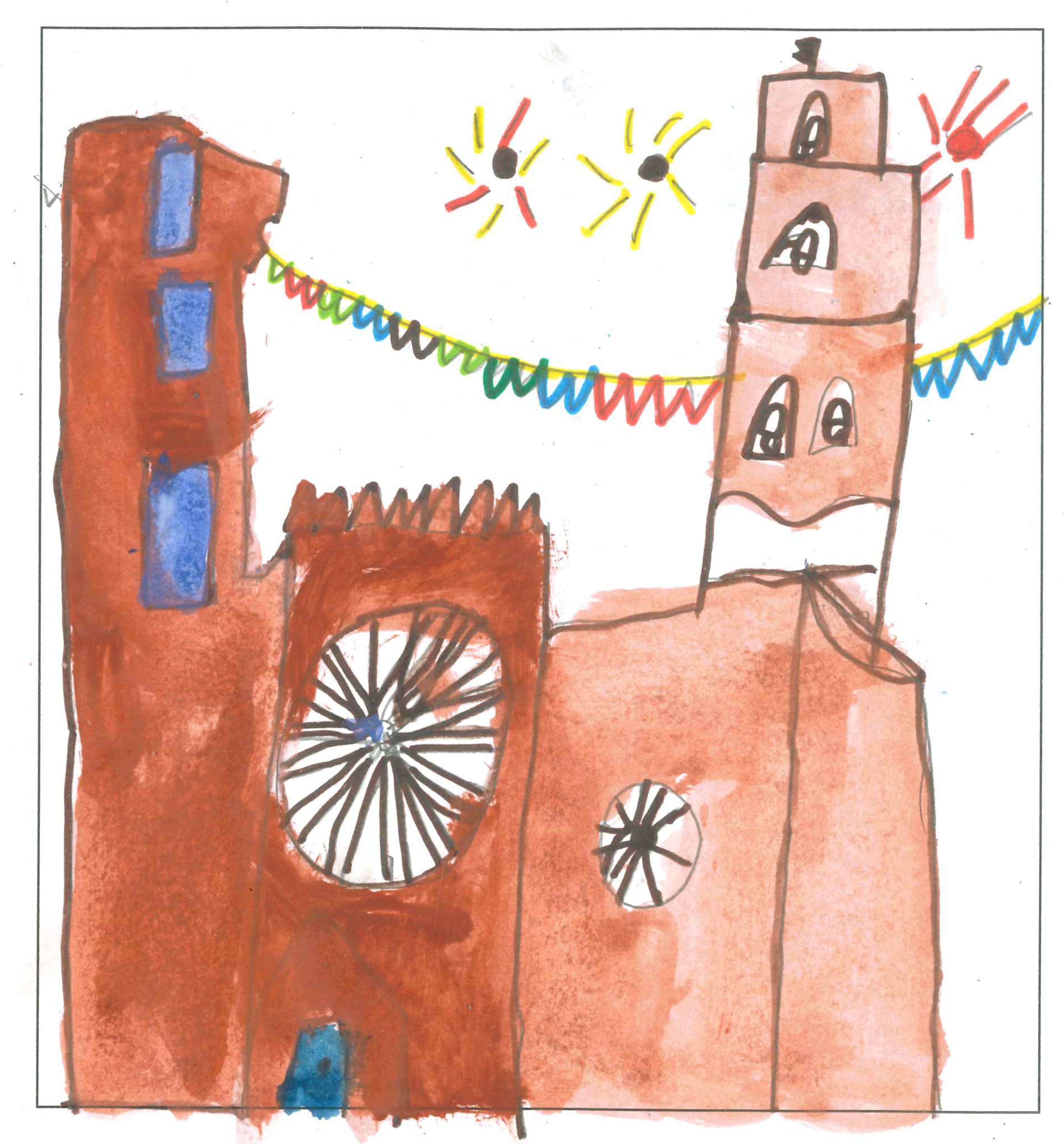 Postal de l'Escola Avenç del concurs del TOT Sant Cugat