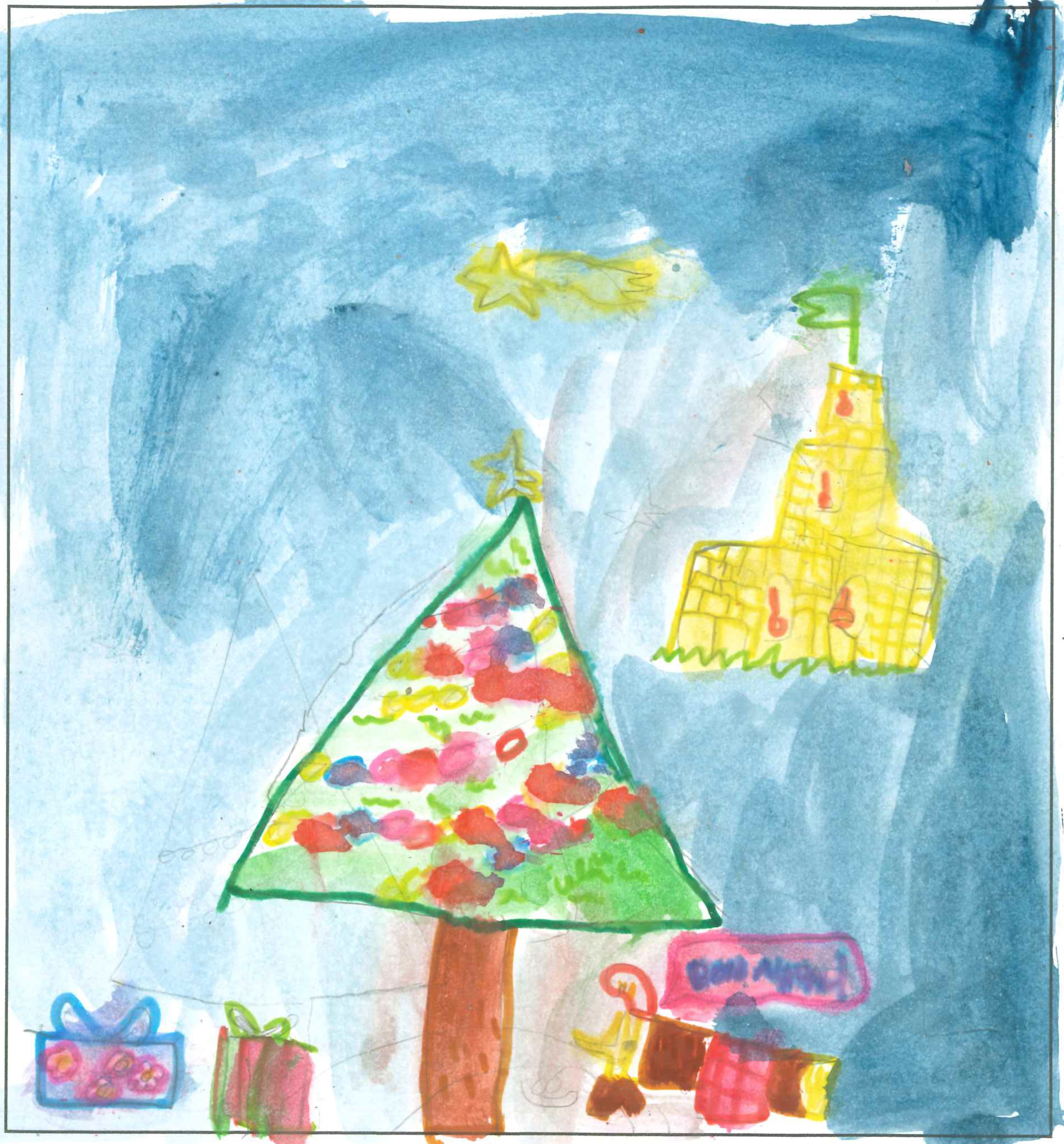 Postal de l'Escola Avenç del concurs del TOT Sant Cugat