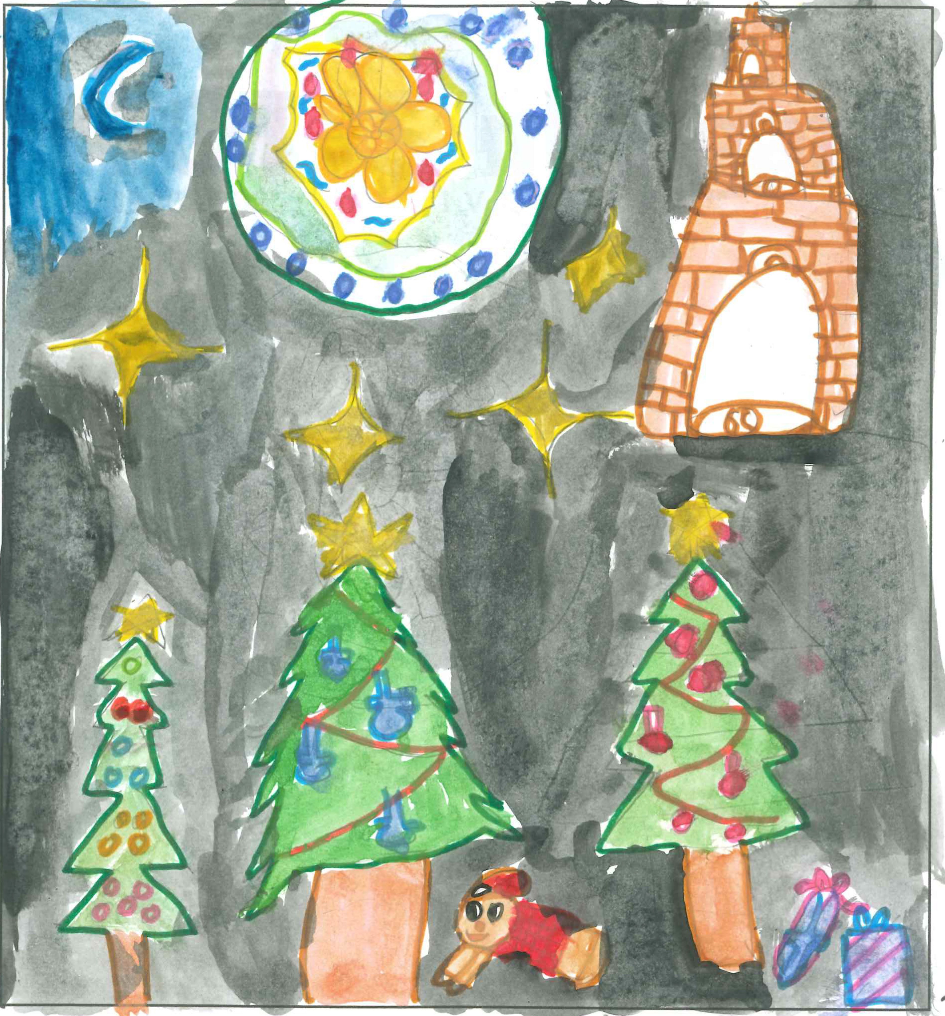 Postal de l'Escola Avenç del concurs del TOT Sant Cugat