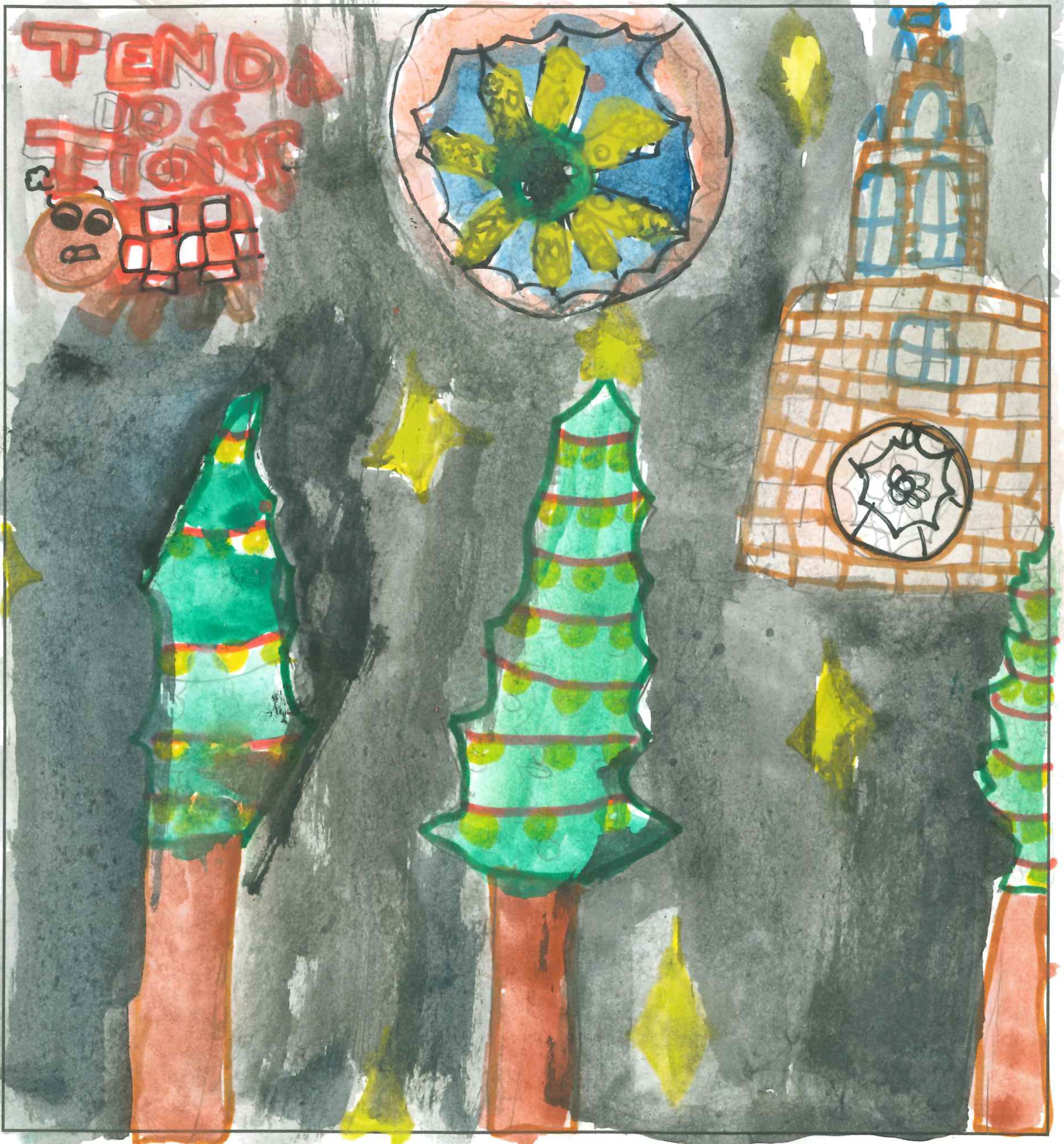 Postal de l'Escola Avenç del concurs del TOT Sant Cugat