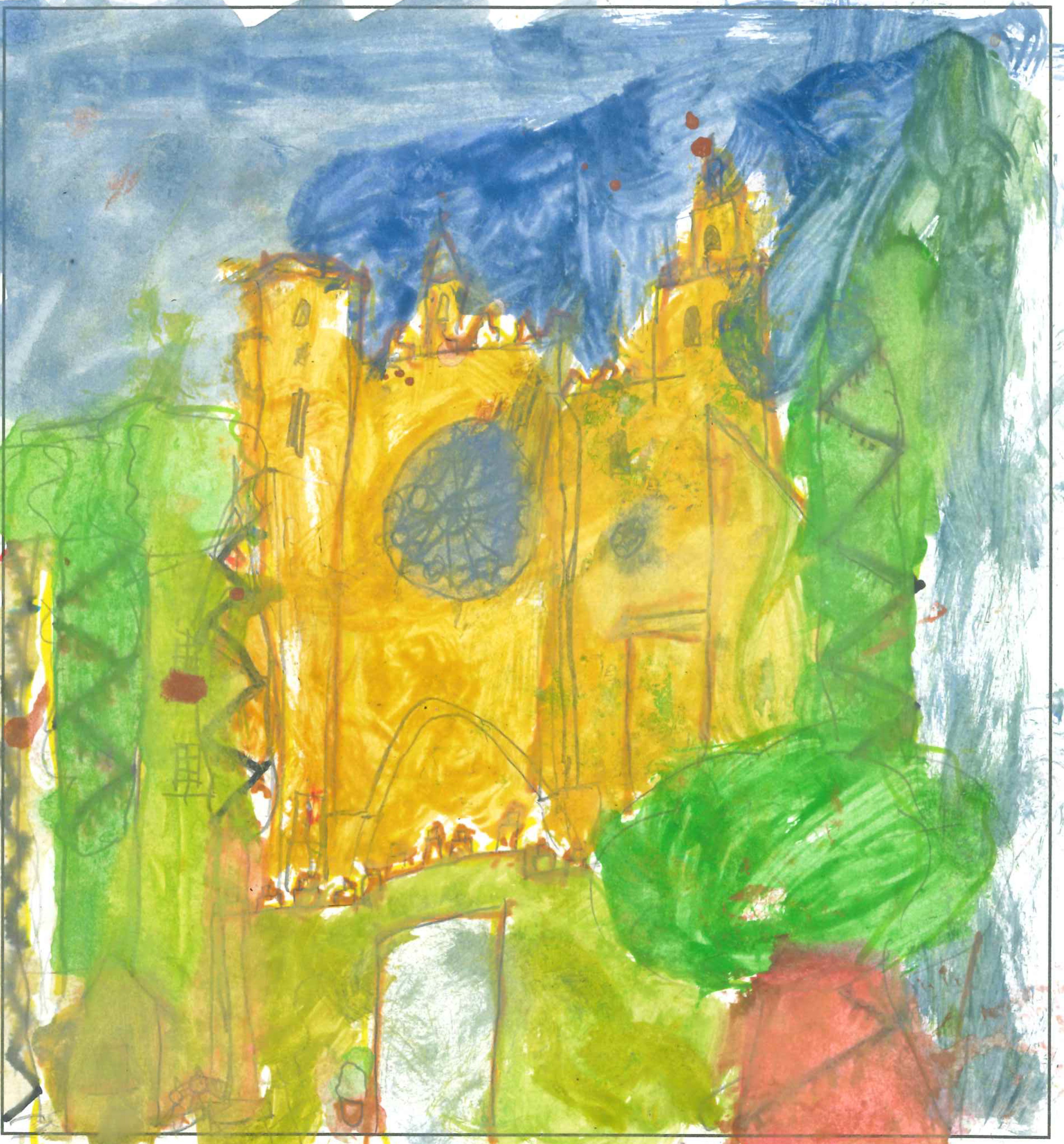 Postal de l'Escola Avenç del concurs del TOT Sant Cugat