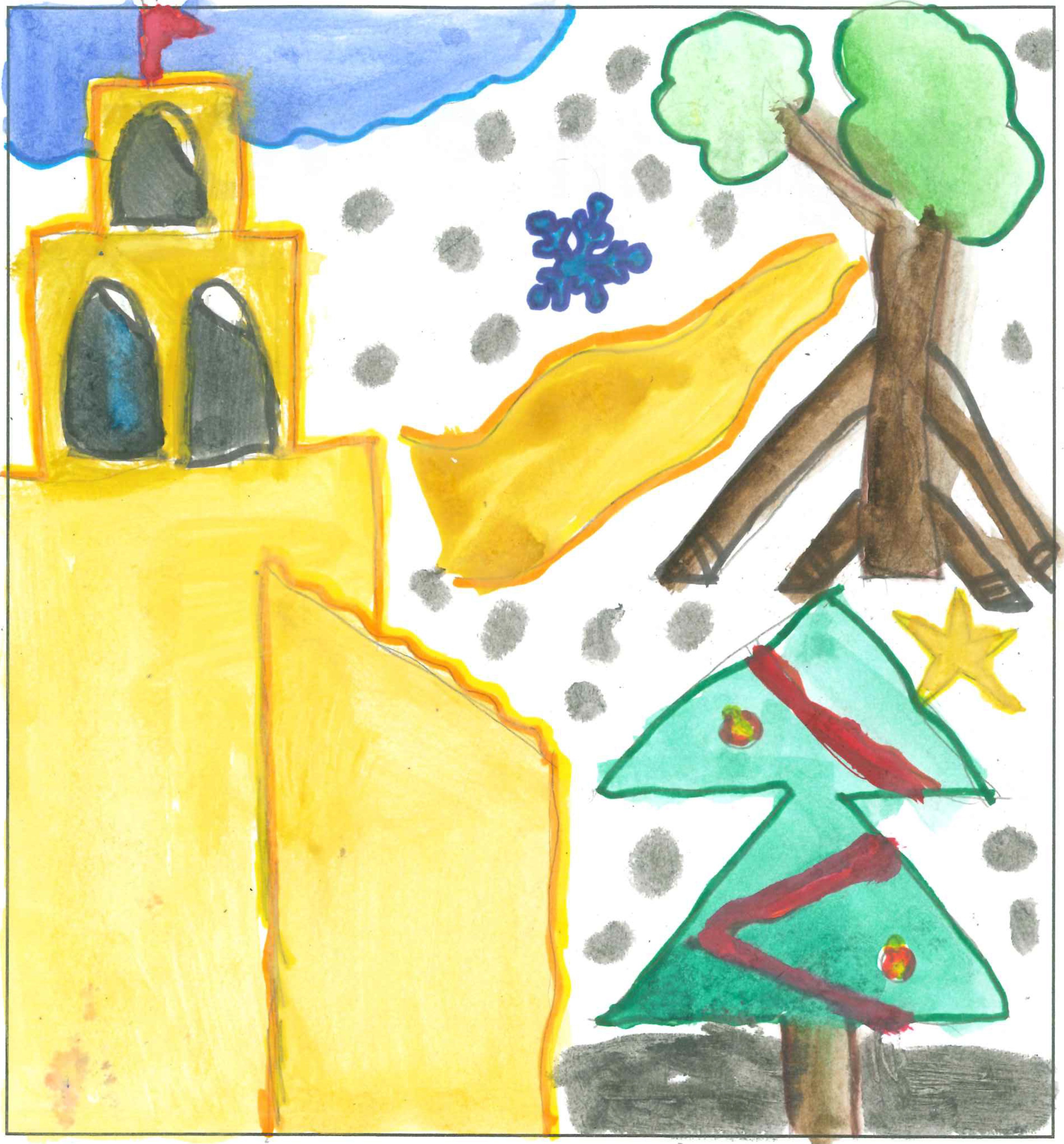 Postal de l'Escola Avenç del concurs del TOT Sant Cugat