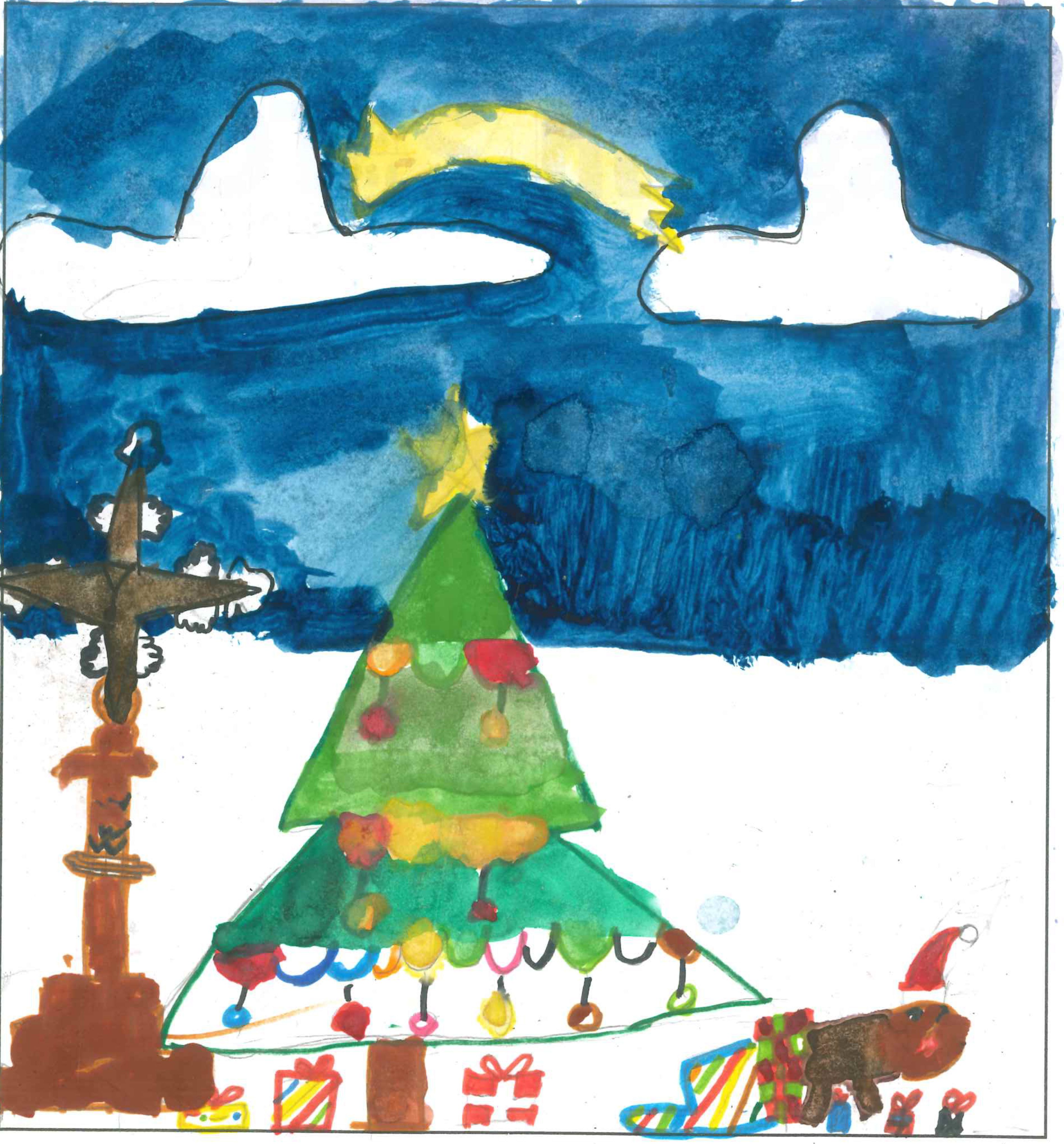 Postal de l'Escola Avenç del concurs del TOT Sant Cugat