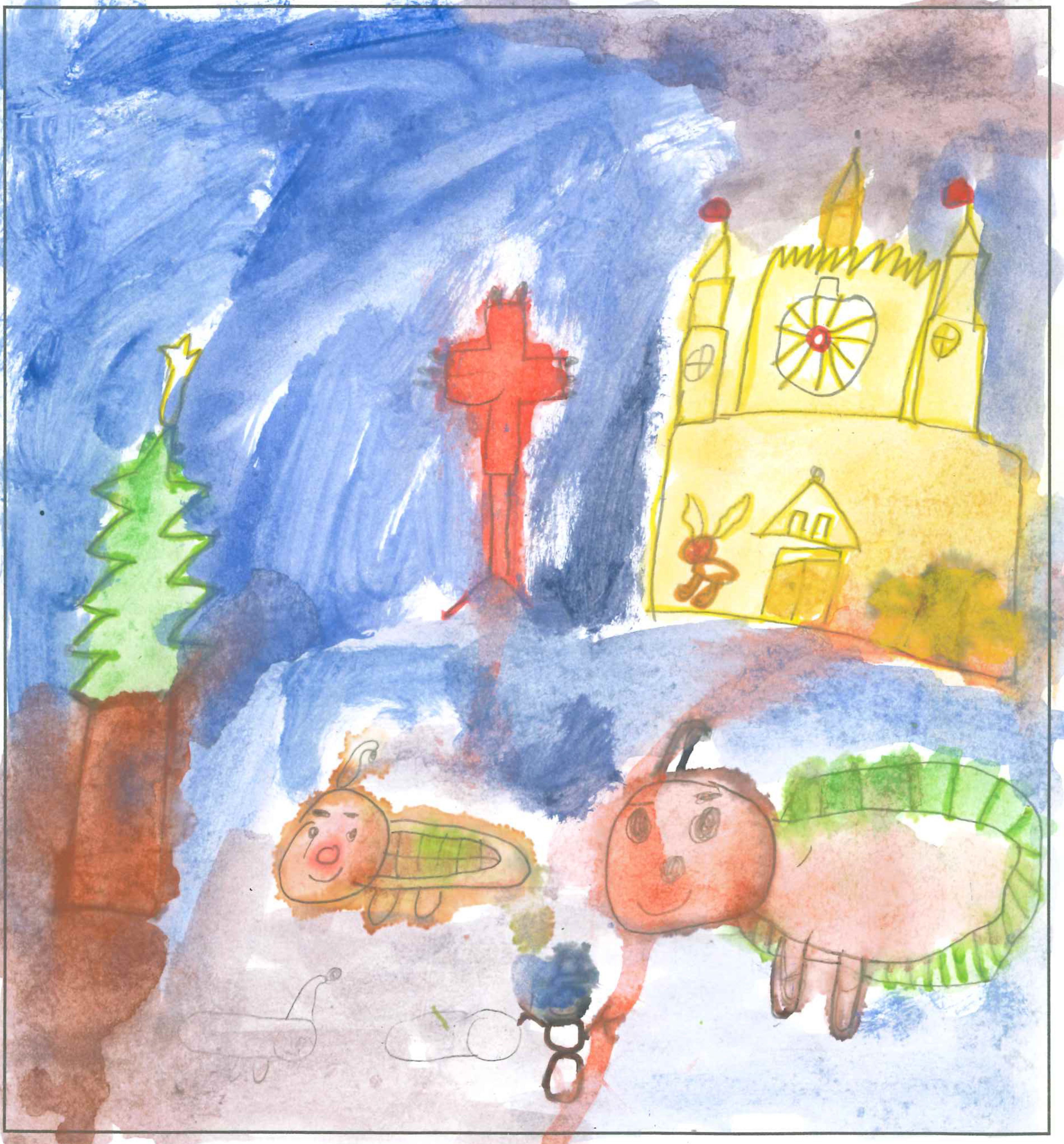 Postal de l'Escola Avenç del concurs del TOT Sant Cugat