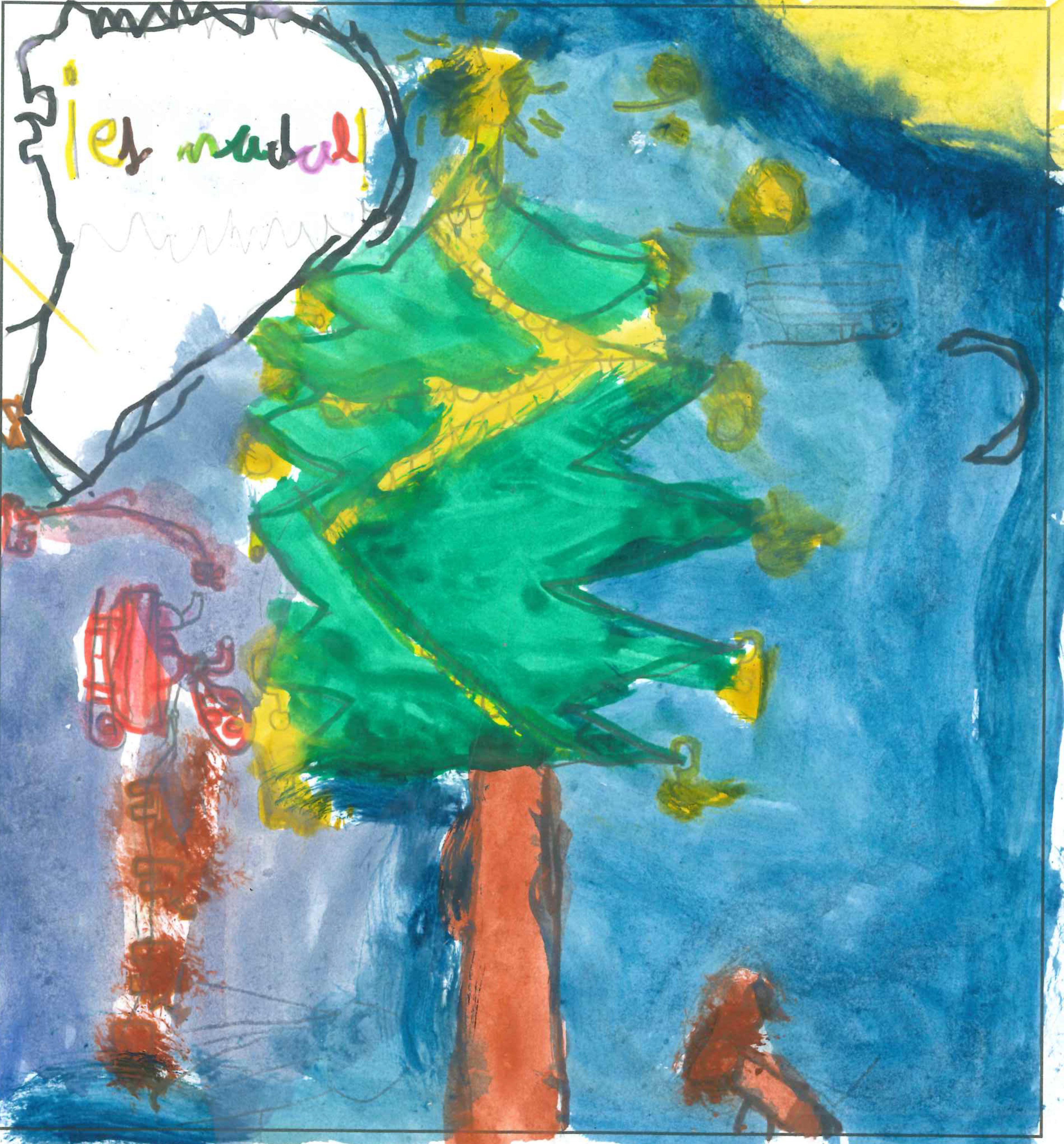 Postal de l'Escola Avenç del concurs del TOT Sant Cugat