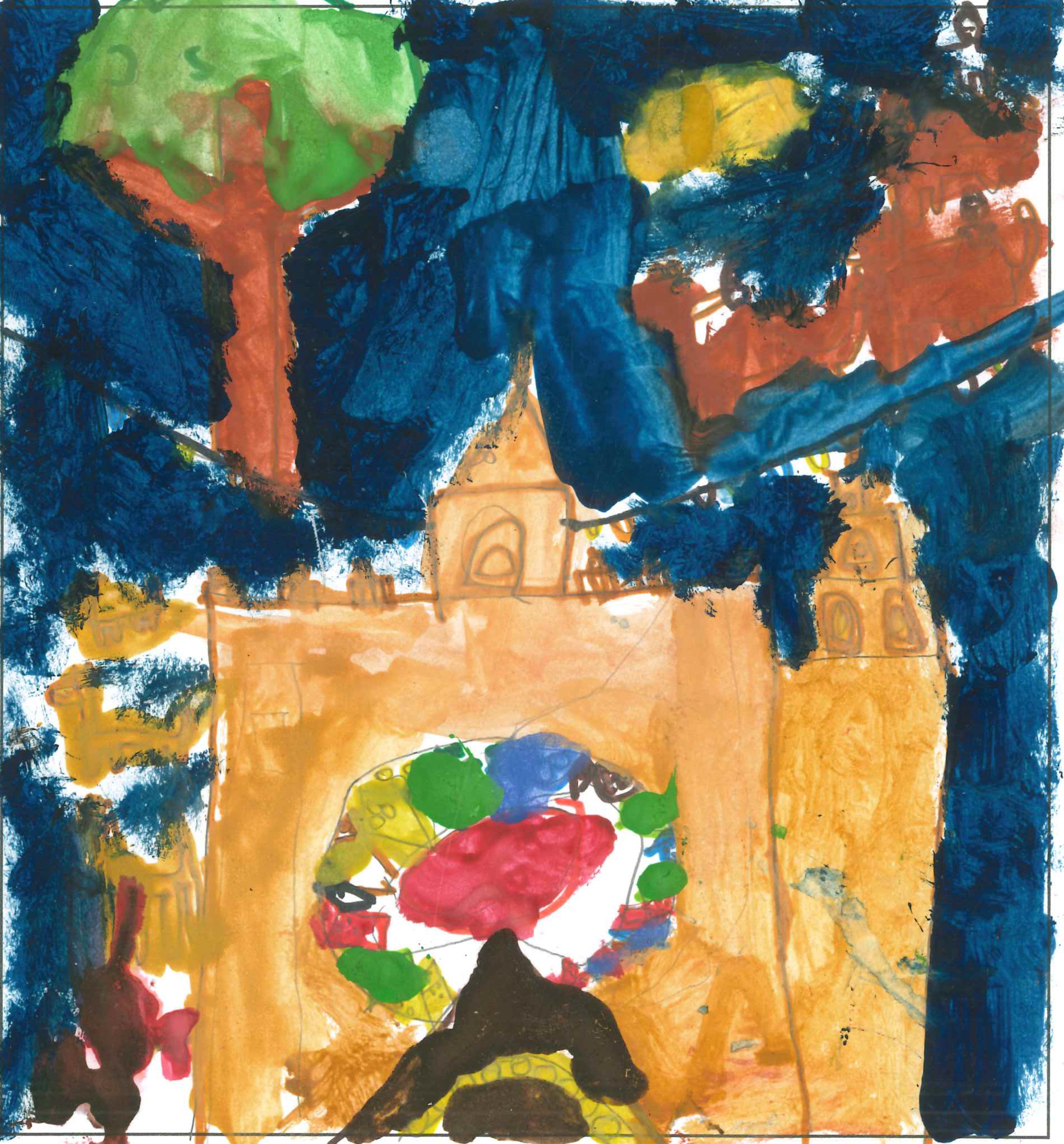 Postal de l'Escola Avenç del concurs del TOT Sant Cugat