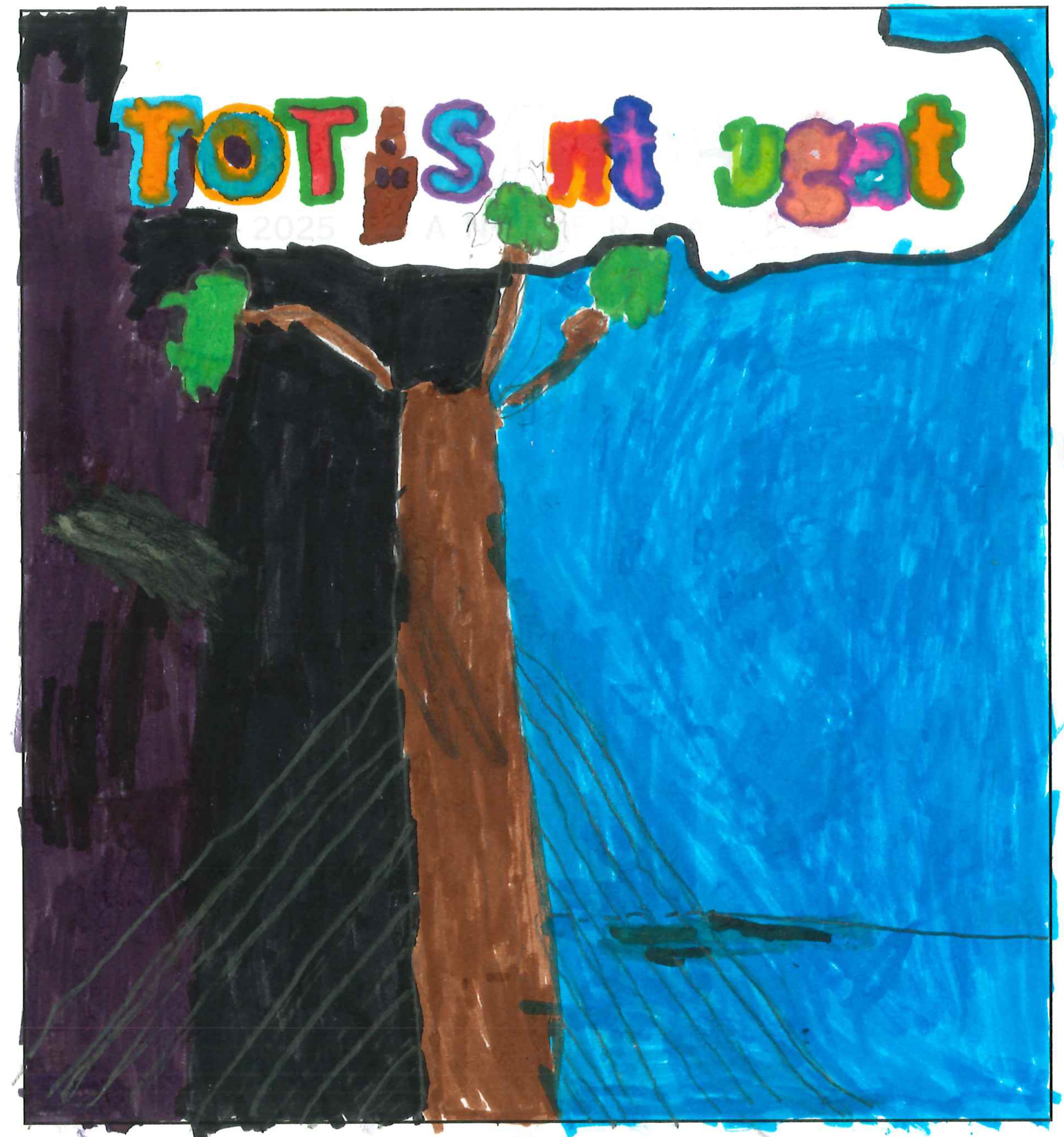 Postal de l’Escola Jaume Ferran i Clua del concurs del TOT Sant Cugat