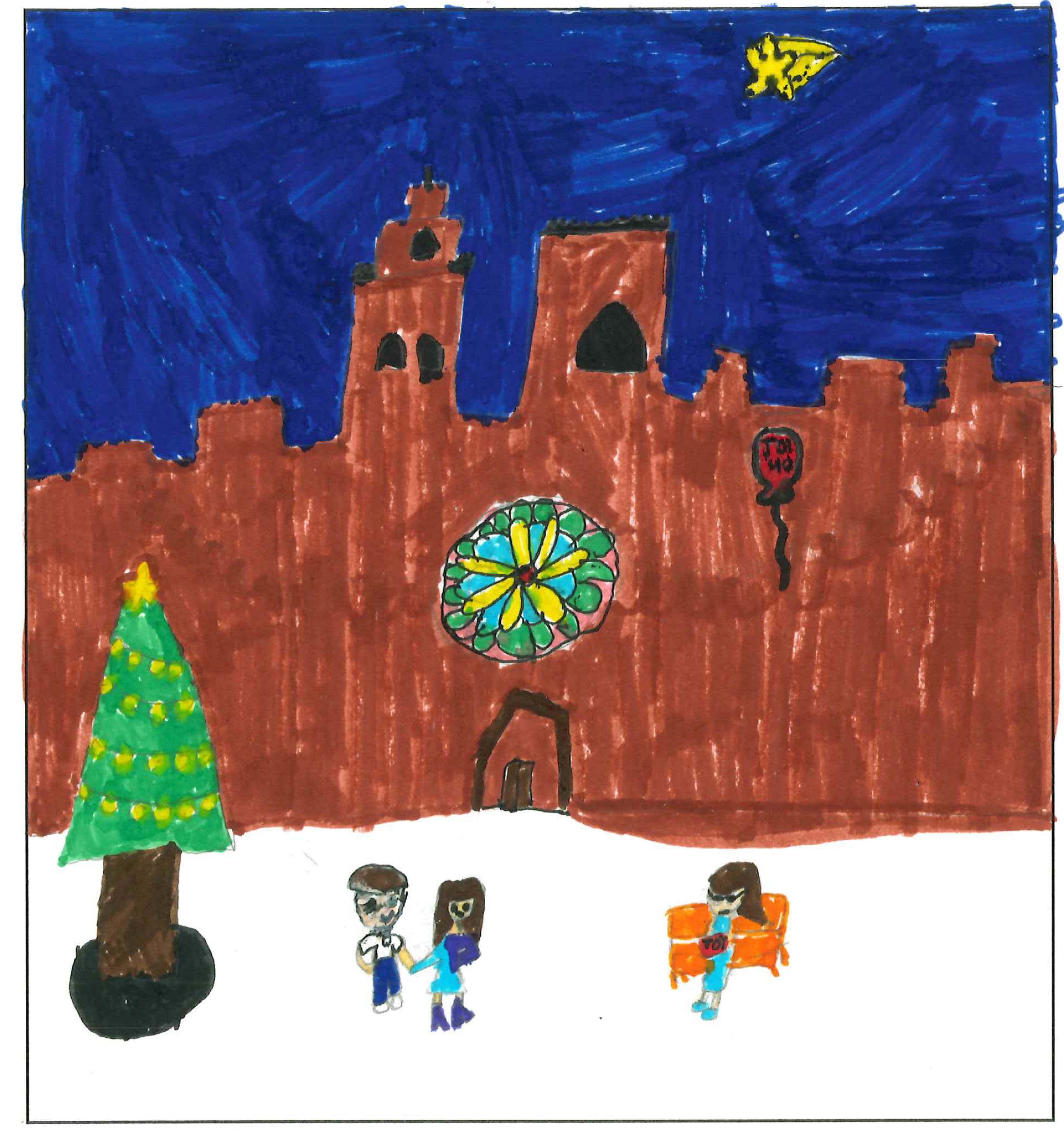 Postal de l’Escola Jaume Ferran i Clua del concurs del TOT Sant Cugat