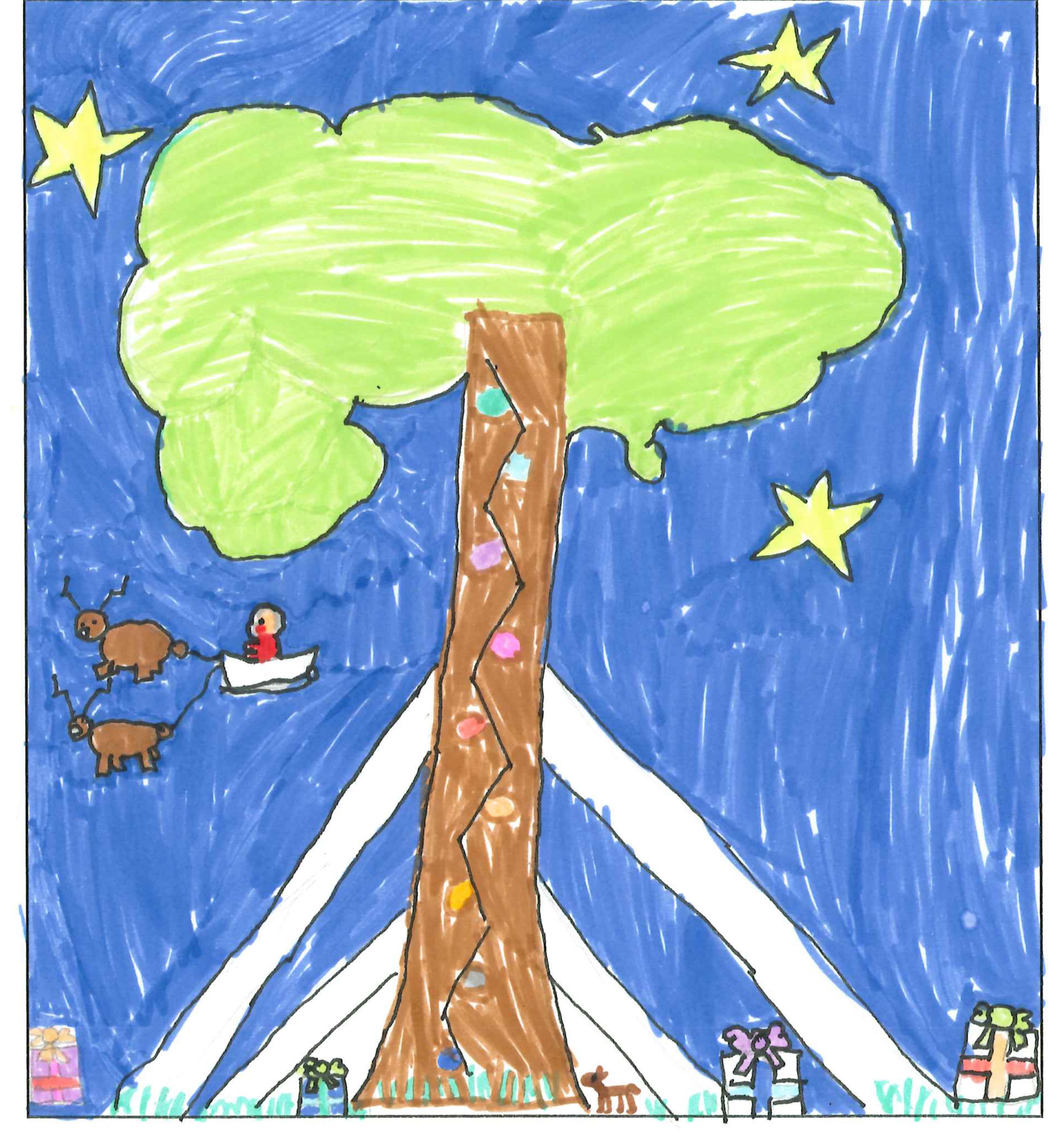 Postal de l’Escola Jaume Ferran i Clua del concurs del TOT Sant Cugat