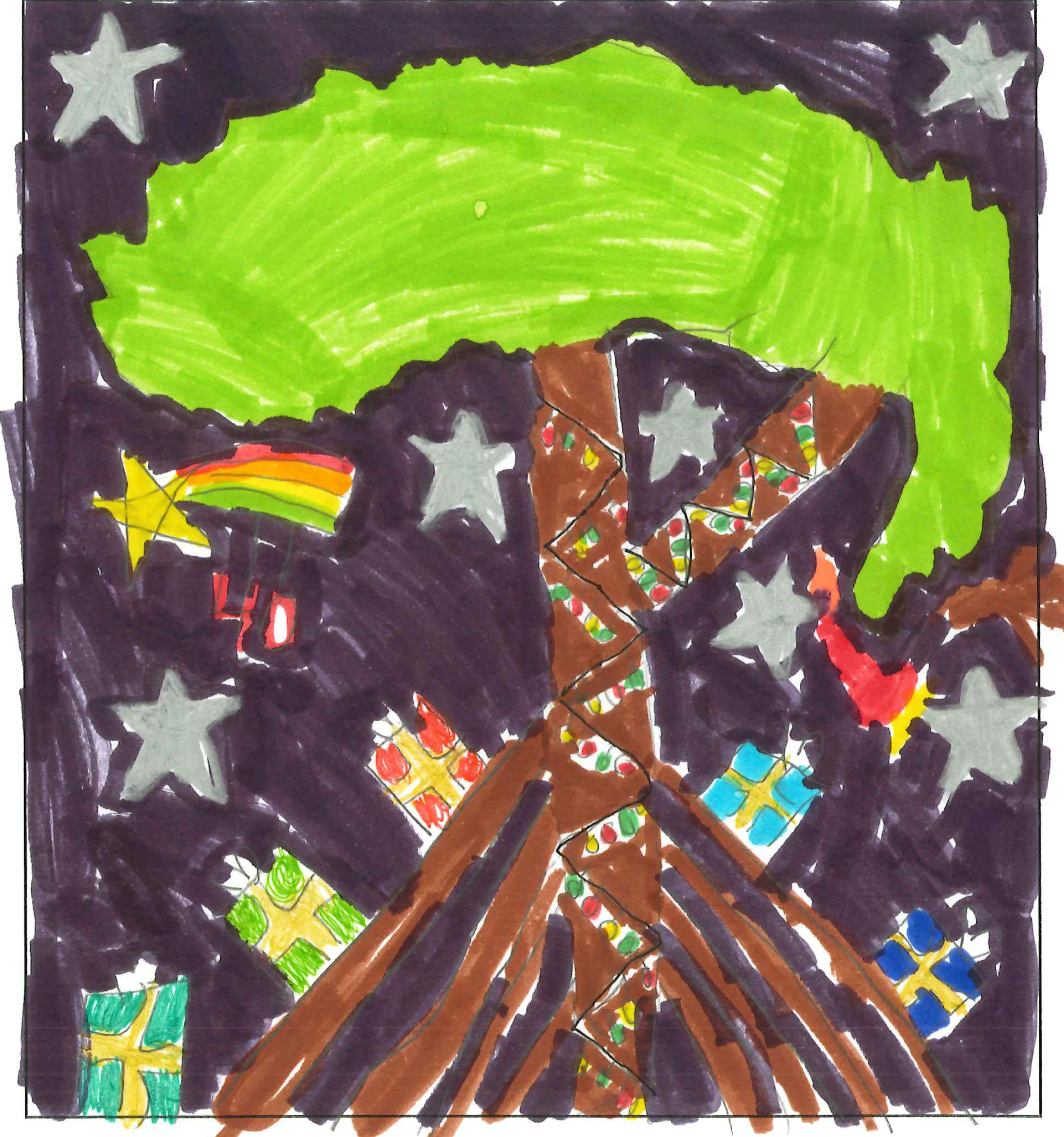 Postal de l’Escola Jaume Ferran i Clua del concurs del TOT Sant Cugat