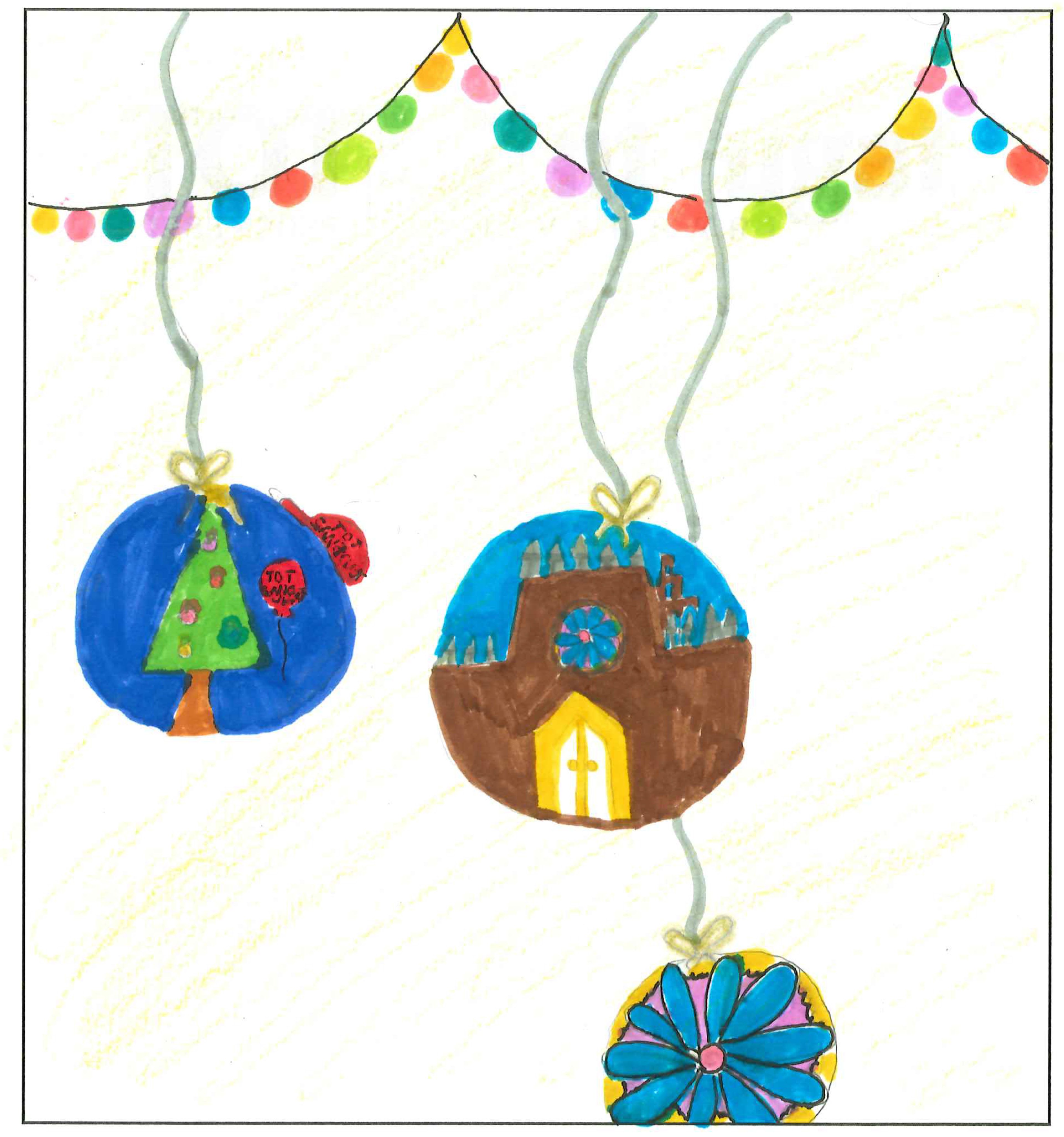 Postal de l’Escola Jaume Ferran i Clua del concurs del TOT Sant Cugat