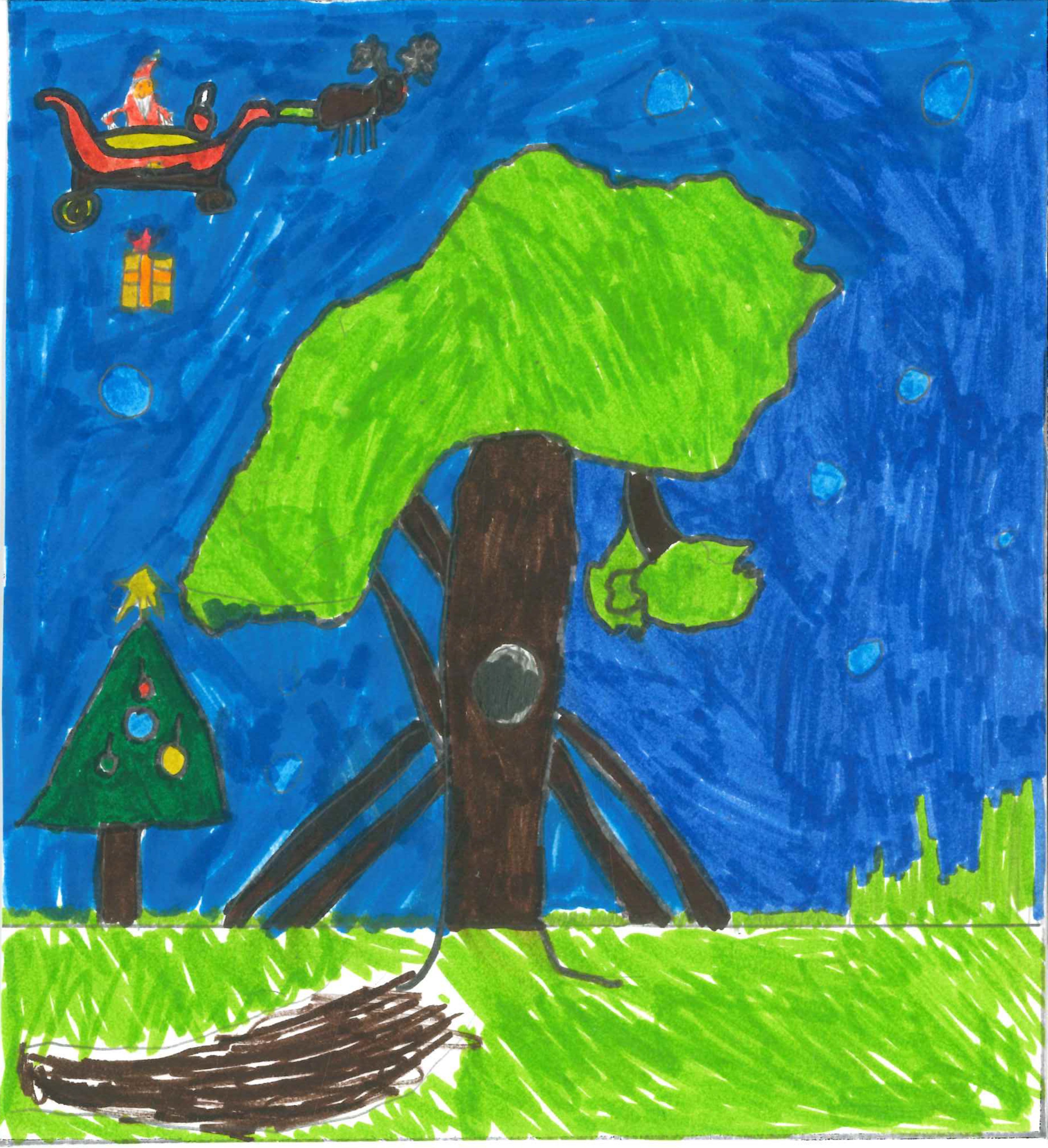 Postal de l’Escola Gerbert d’Orlhac del concurs del TOT Sant Cugat