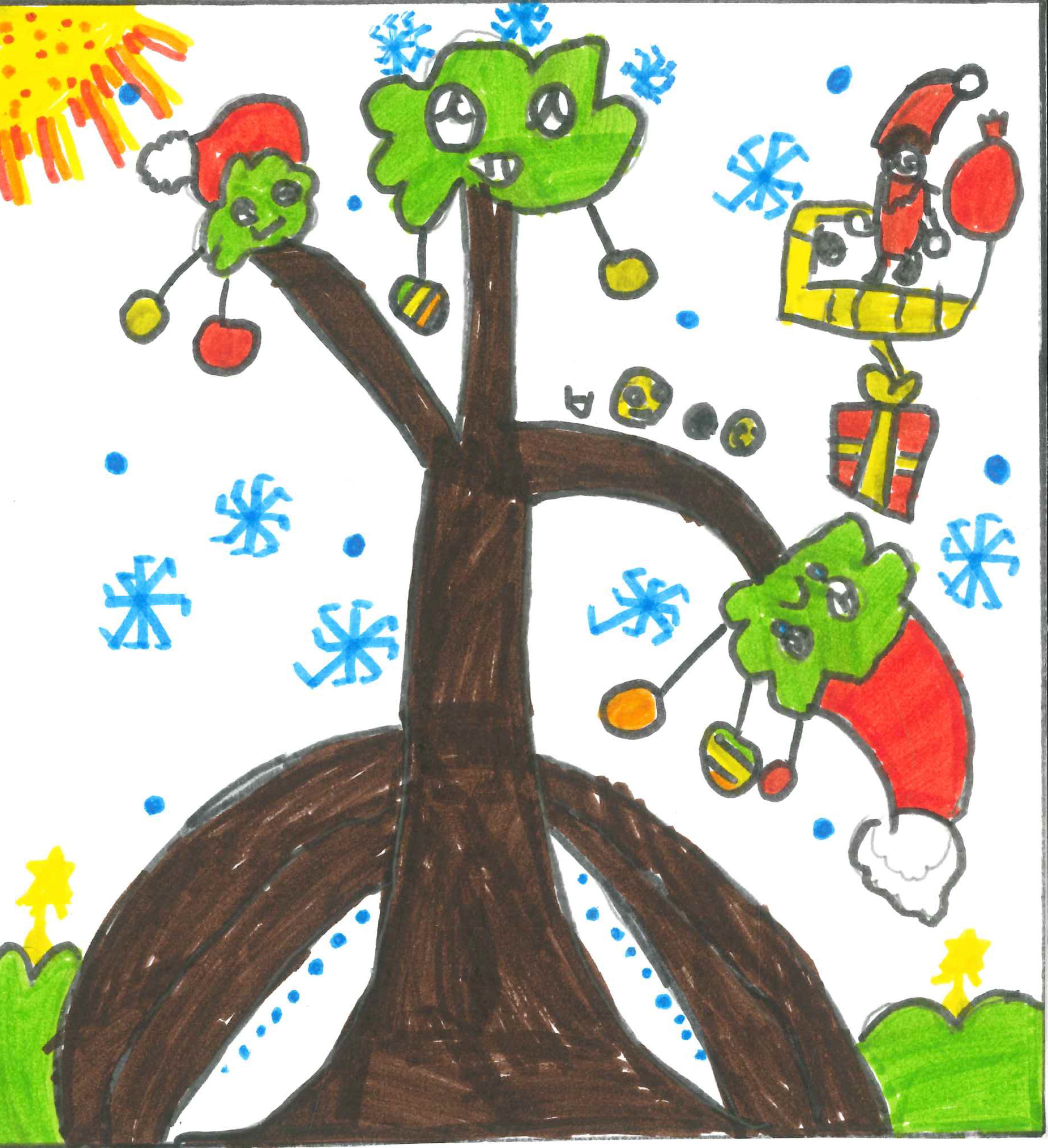 Postal de l’Escola Gerbert d’Orlhac del concurs del TOT Sant Cugat