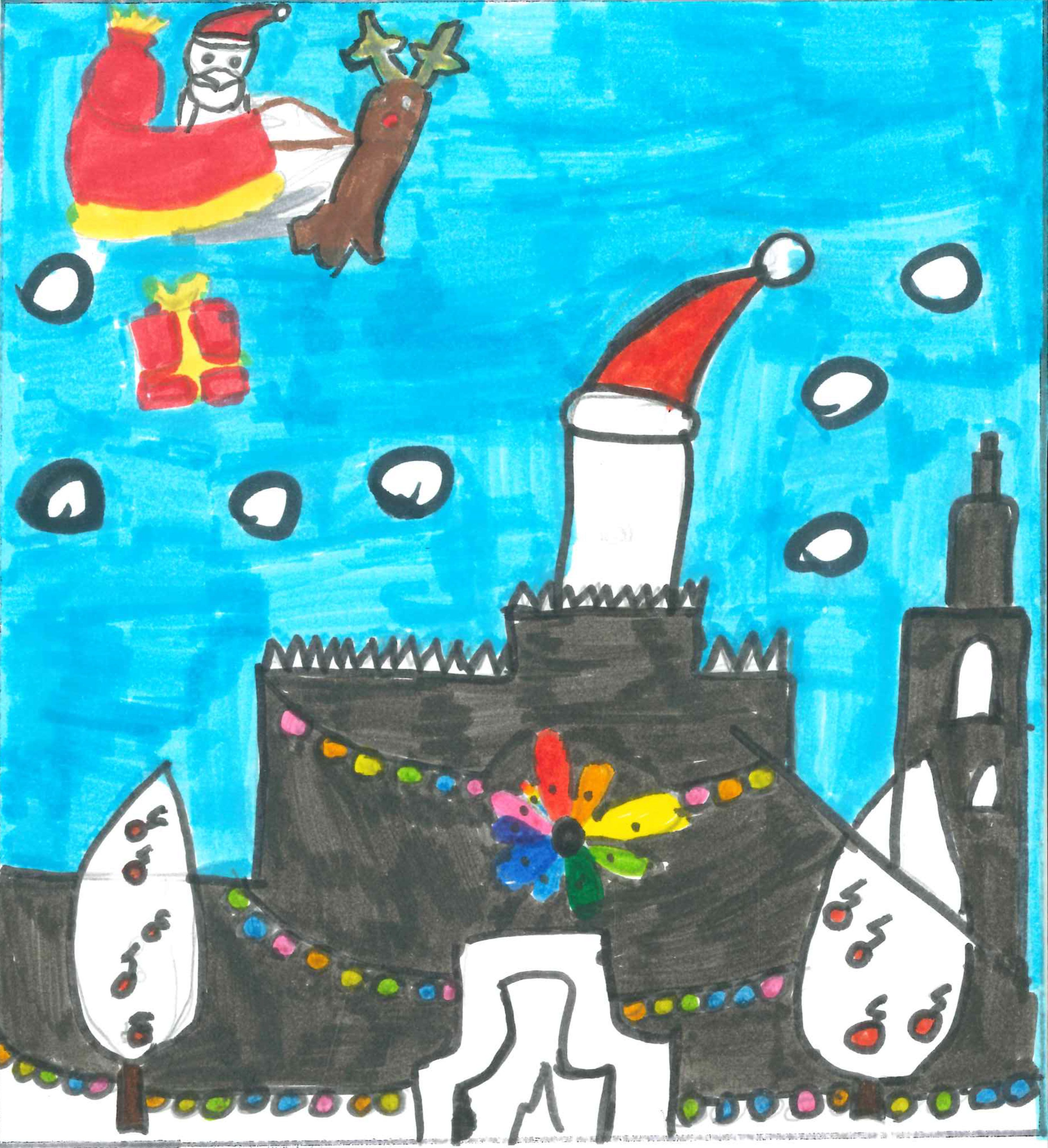 Postal de l’Escola Gerbert d’Orlhac del concurs del TOT Sant Cugat