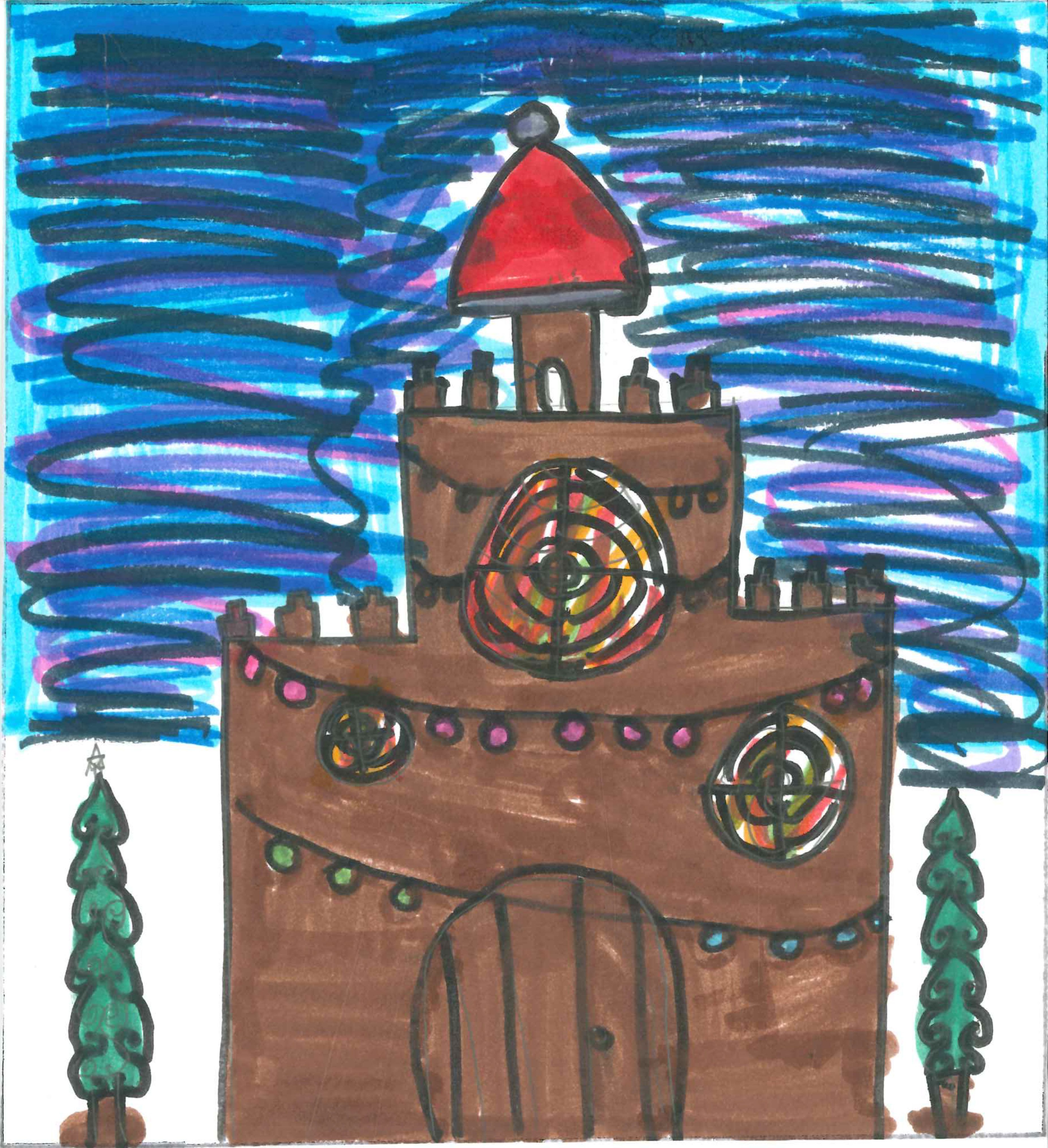 Postal de l’Escola Gerbert d’Orlhac del concurs del TOT Sant Cugat