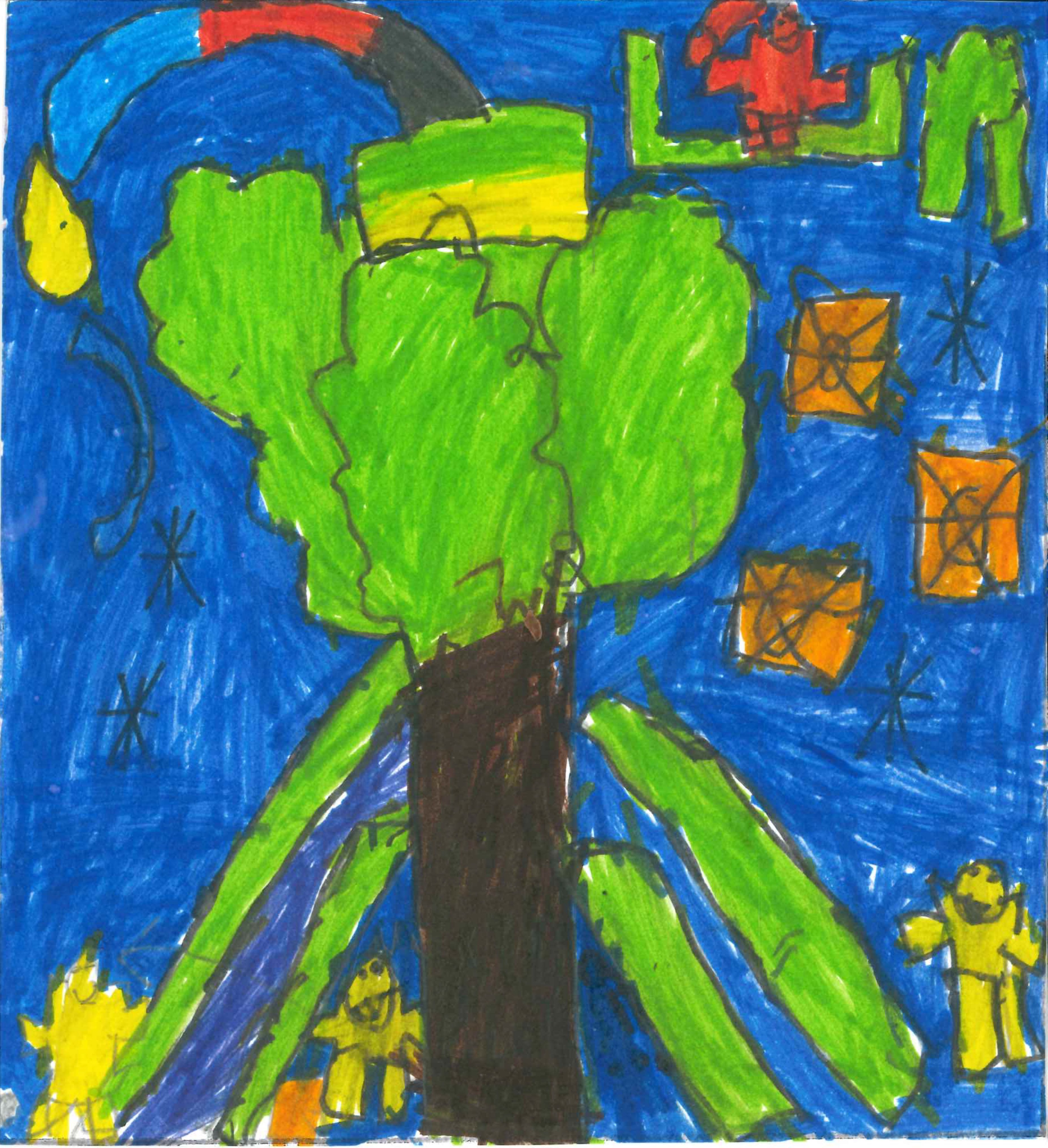 Postal de l’Escola Gerbert d’Orlhac del concurs del TOT Sant Cugat