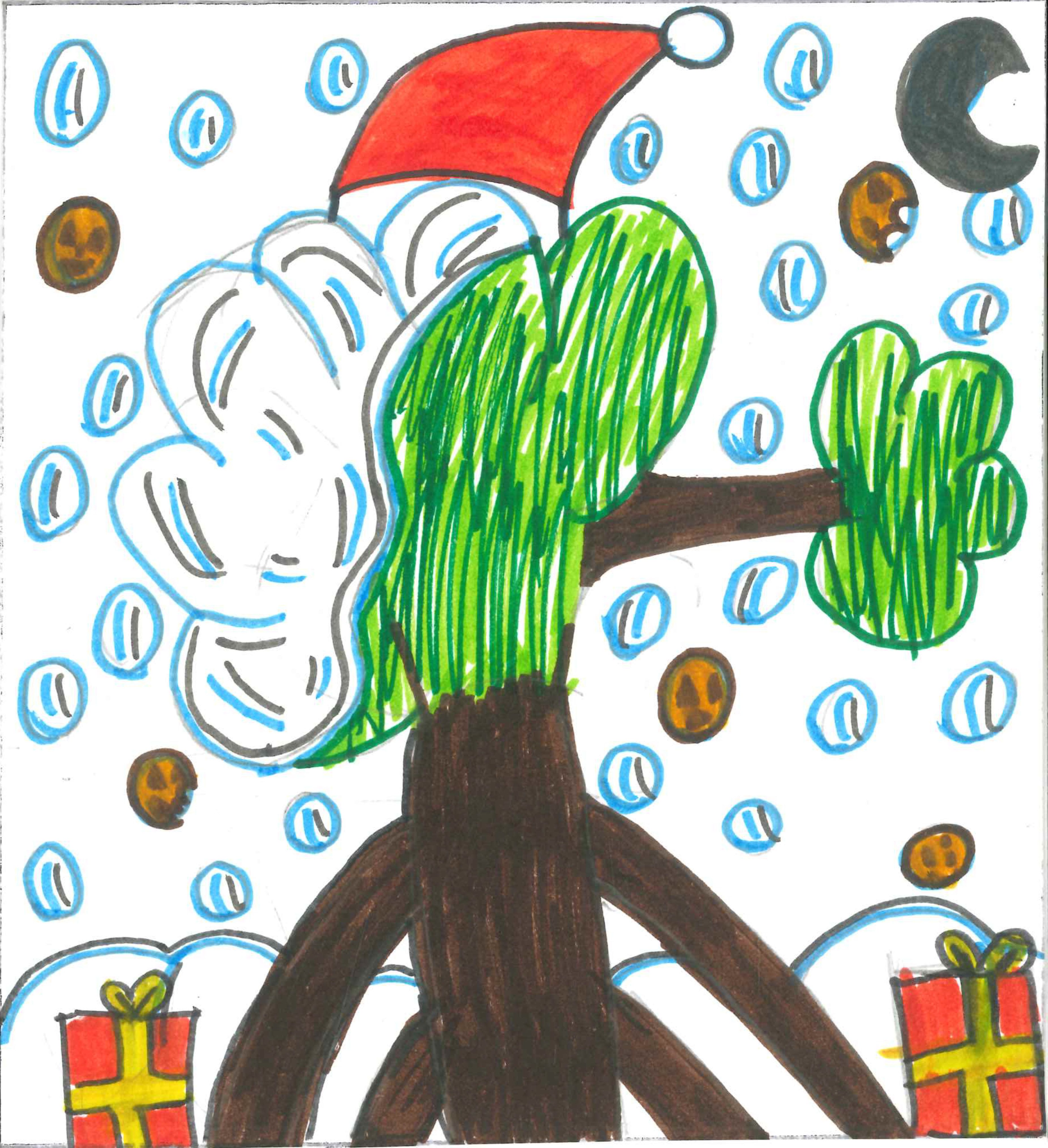 Postal de l’Escola Gerbert d’Orlhac del concurs del TOT Sant Cugat